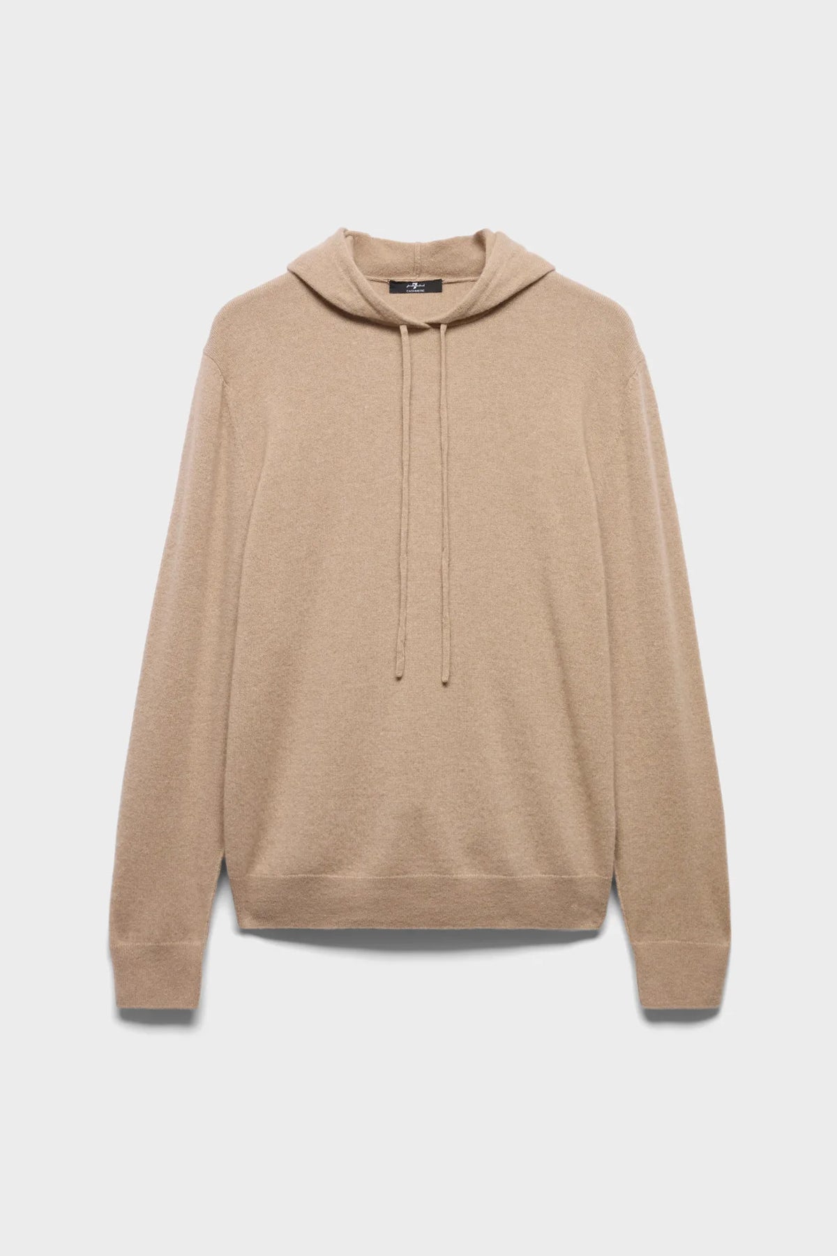 7 For All Mankind Amber Men Hoodie in Cashmere SKU: 7M0C0F16_1PM Image 06