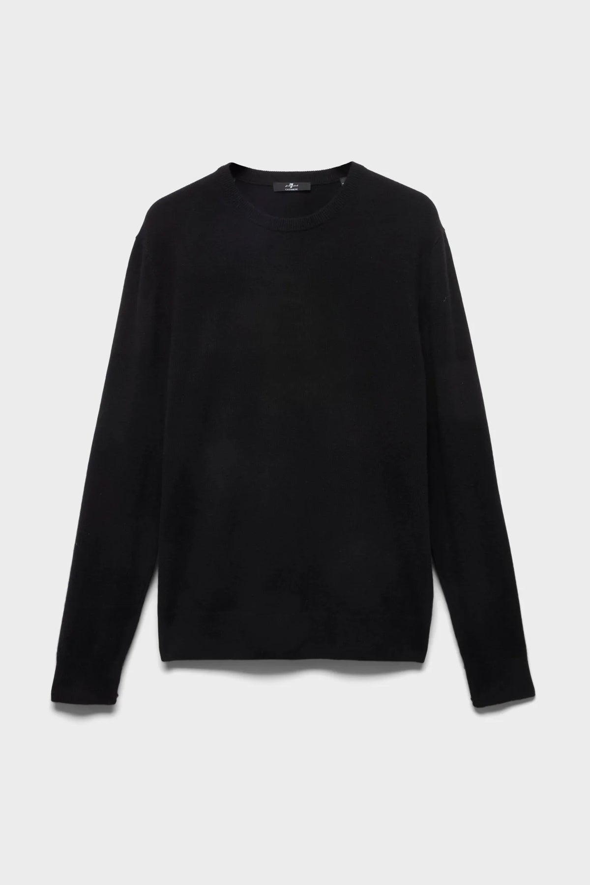 7 For All Mankind Coal Men Crewneck Sweater in Cashmere SKU: 7M0D0F16_1PK Image 06