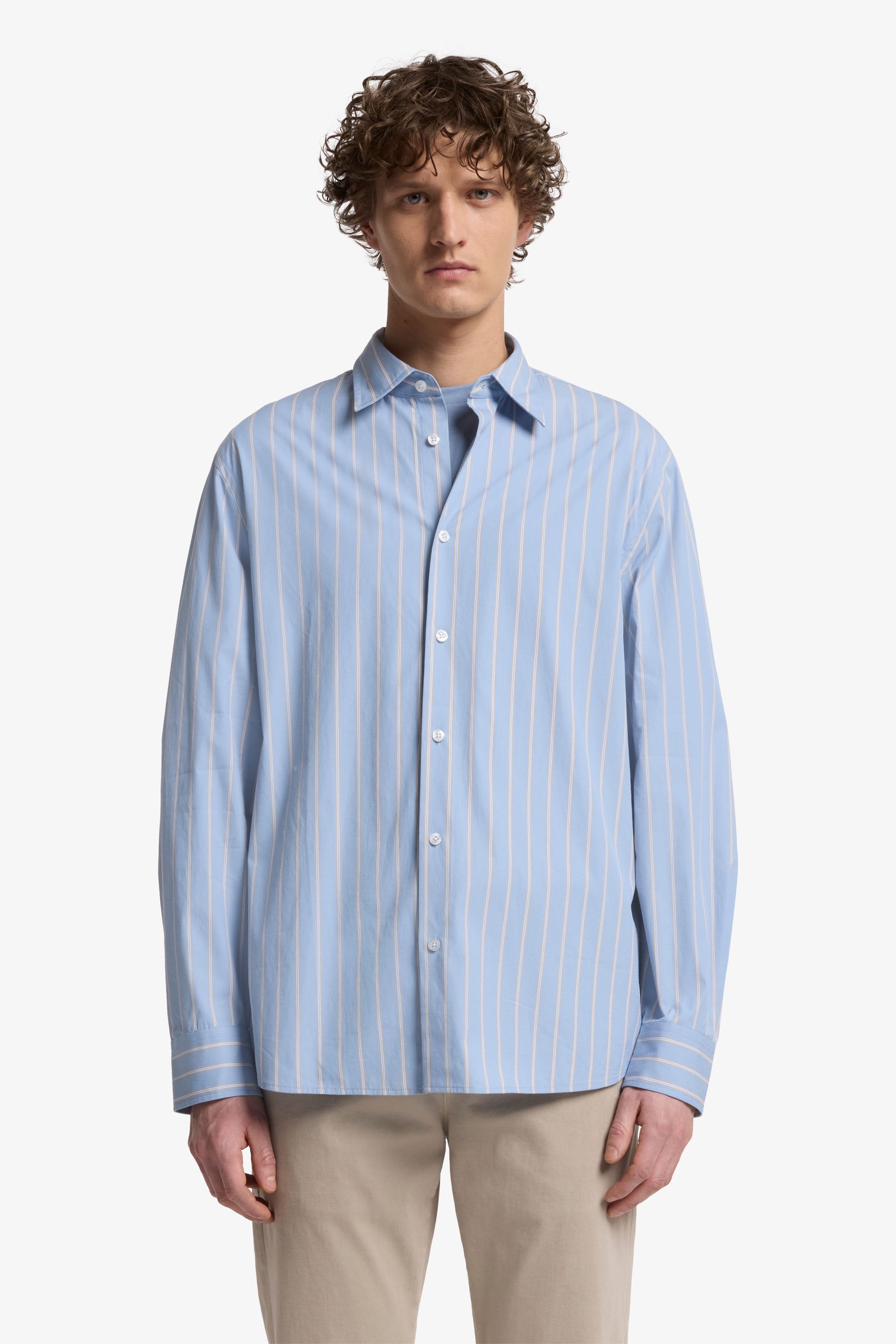 7 For All Mankind_Regular L/S Shirt Popeline Multi Stripes_7MC10W34-MLS_MLS_01