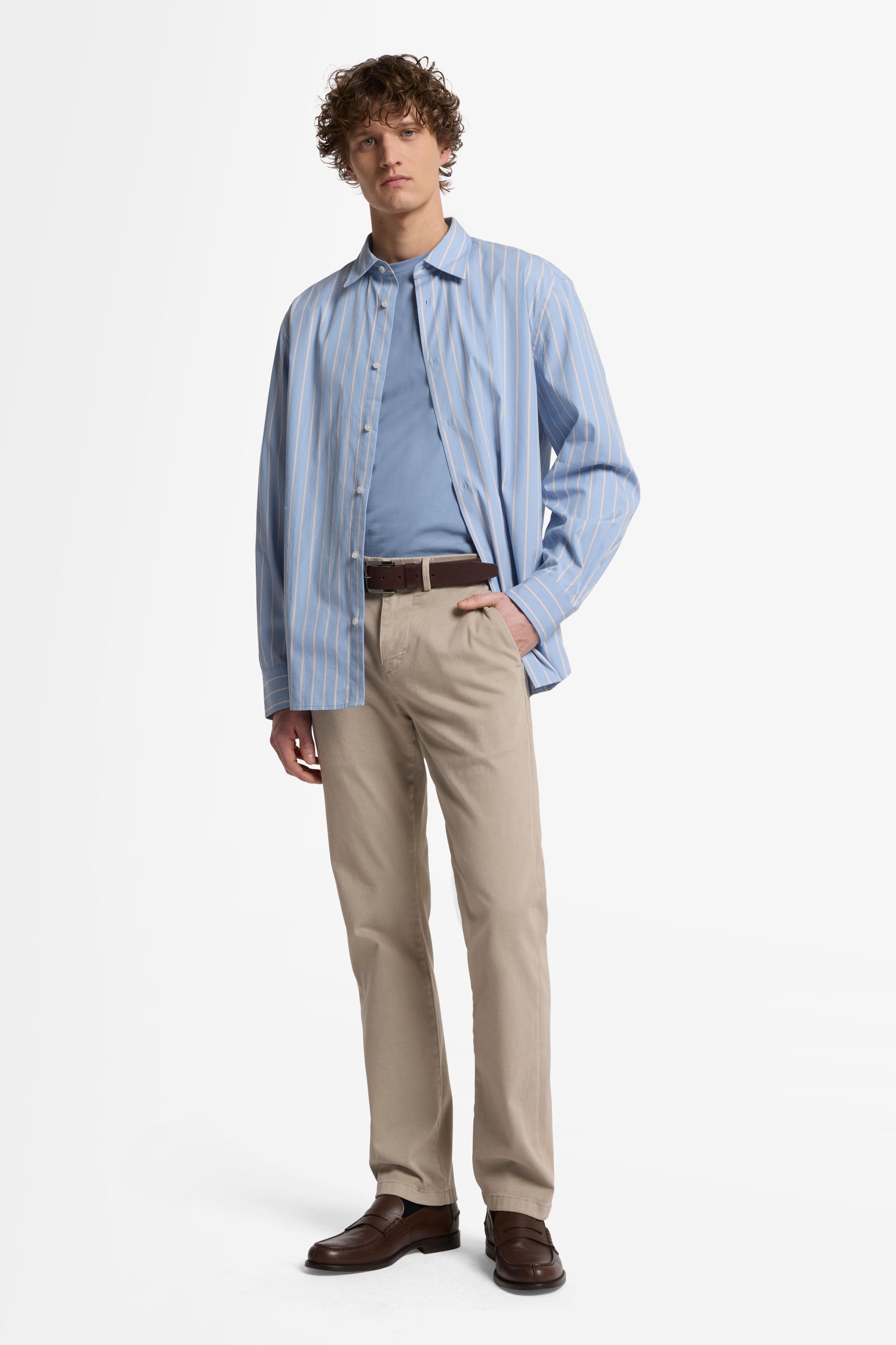 7 For All Mankind_Regular L/S Shirt Popeline Multi Stripes_7MC10W34-MLS_MLS_02