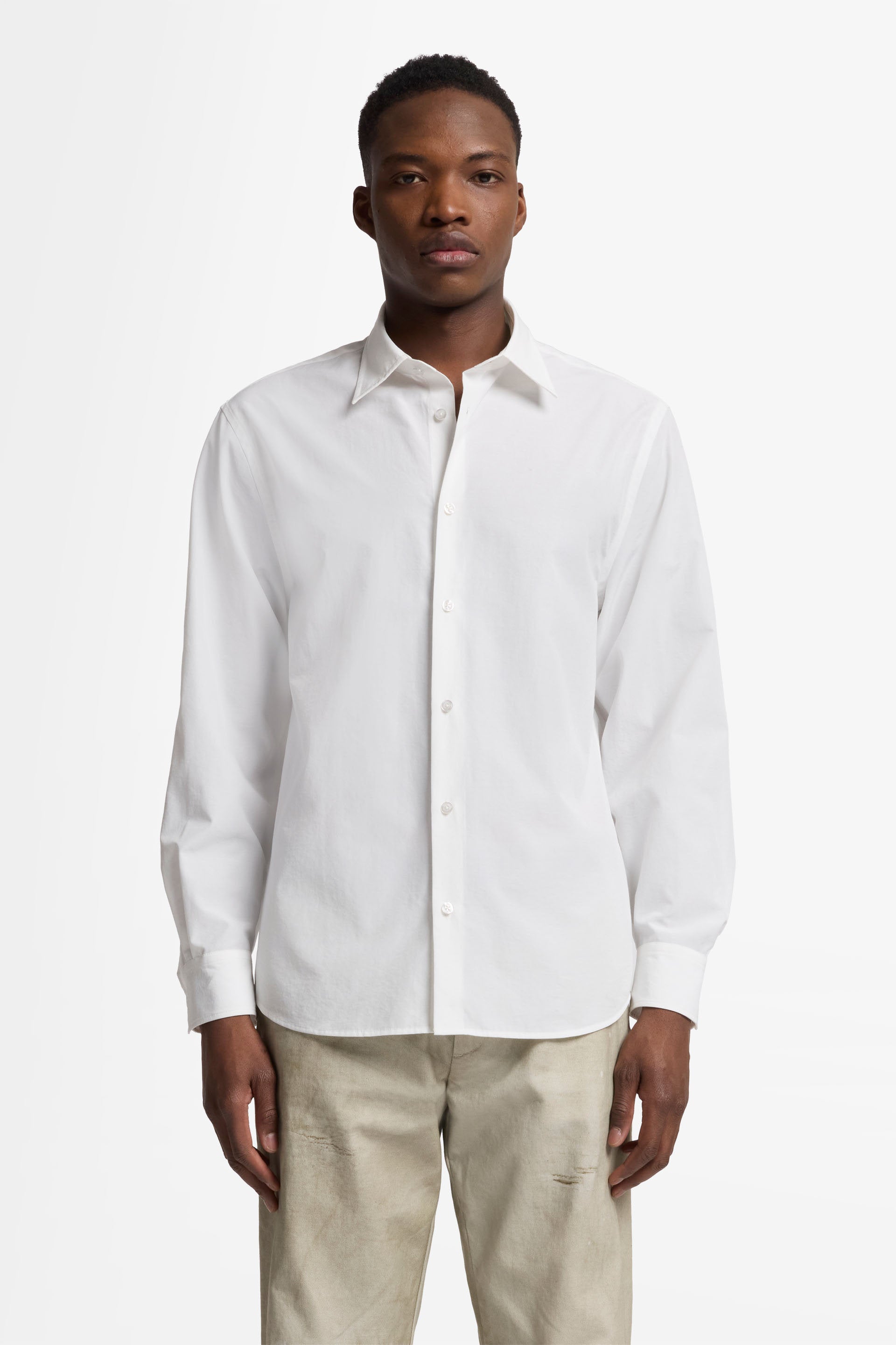 7 For All Mankind_Regular L/S Shirt Popeline White_7MC10W36-WHT_WHT_01