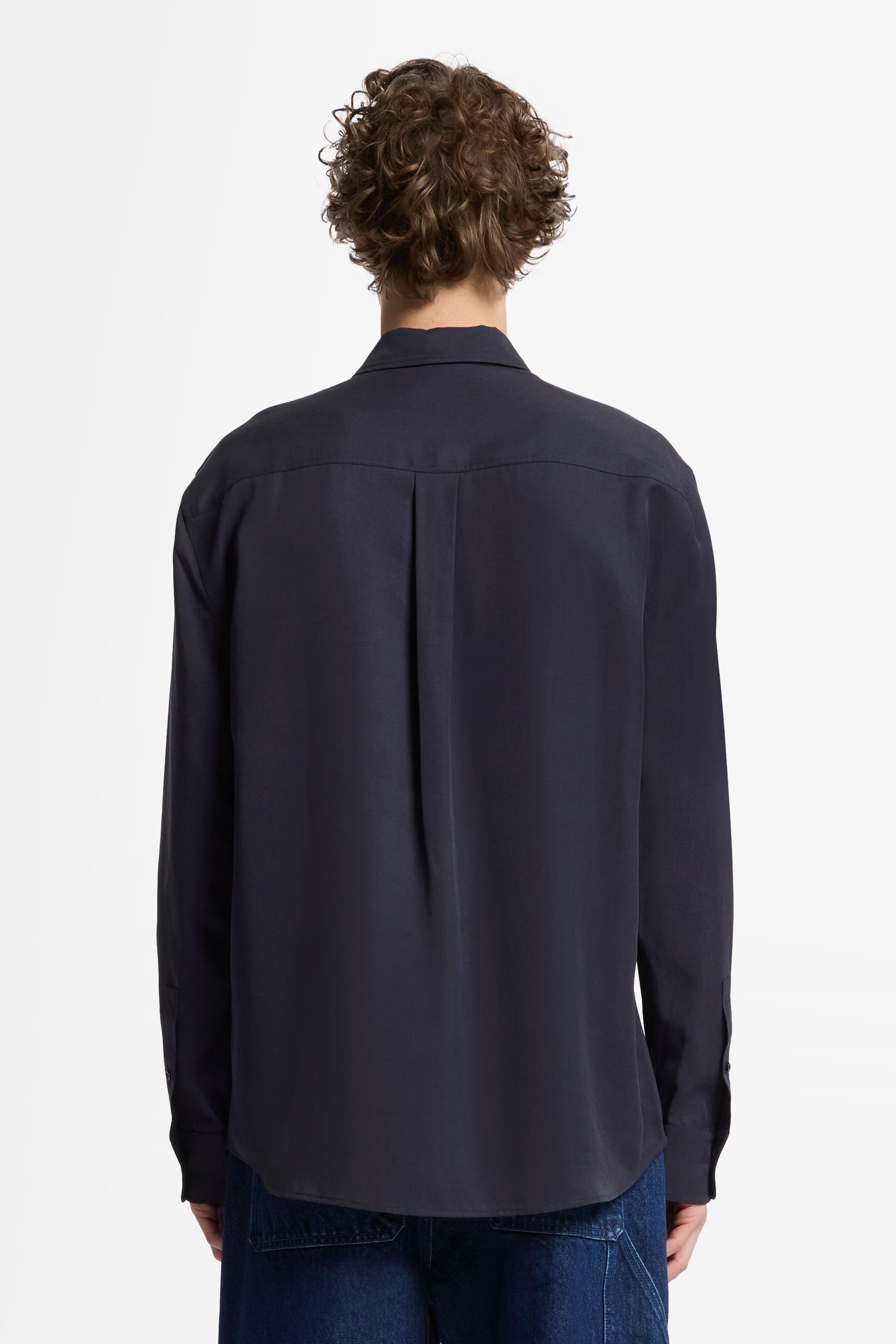 7 For All Mankind_Military Shirt Lyocell Navy with Pockets_7MC11W37-NVY_NVY_05