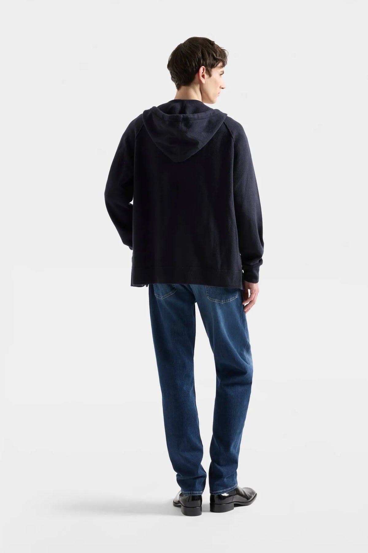 7 For All Mankind Midnight Men Zip Hoodie SKU: 7MDS0H34_3Q4 Image 04