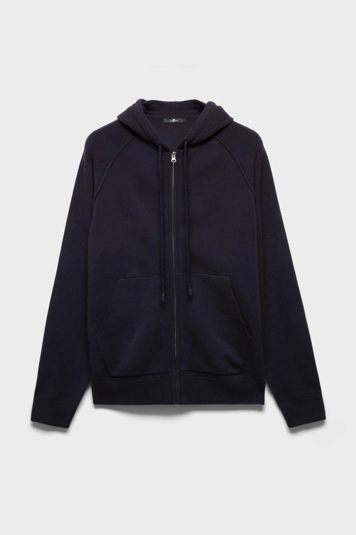 7 For All Mankind Midnight Men Zip Hoodie SKU: 7MDS0H34_3Q4 Image 06