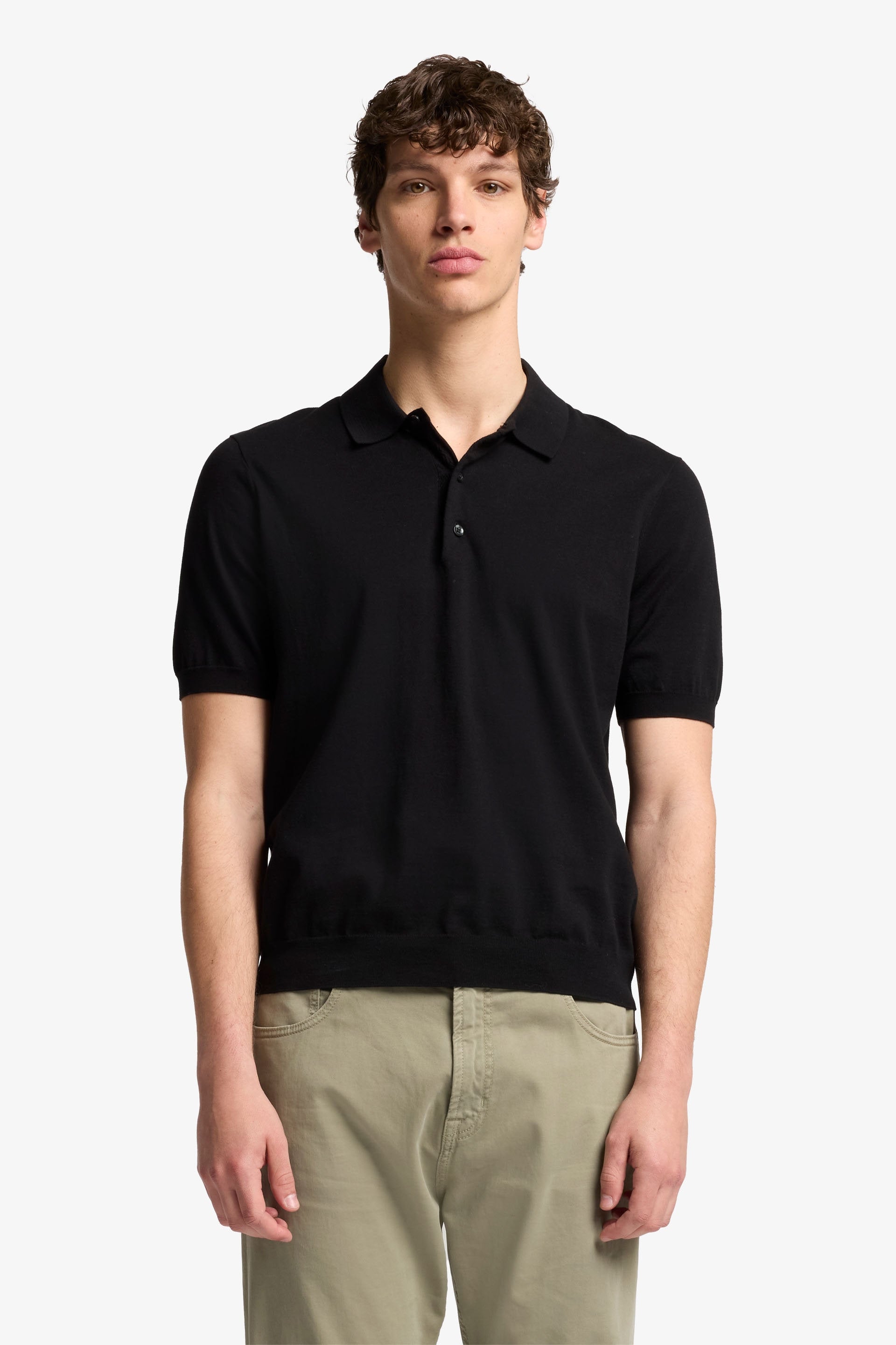 7 For All Mankind_Polo Cotton Black_7MP03K22-BLK_BLK_02
