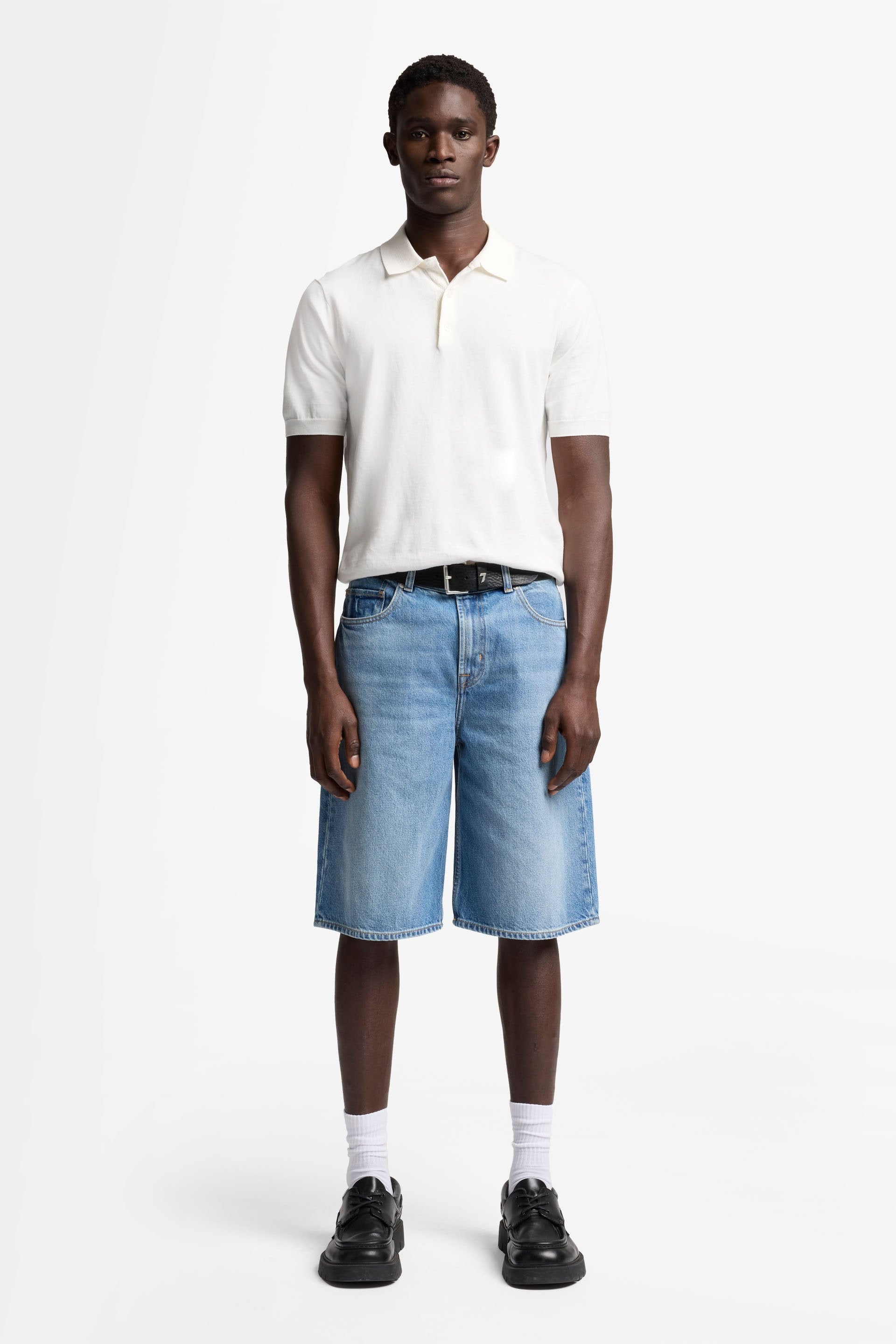 7 For All Mankind_Polo Cotton Off White_7MP03K22-WHT_WHT_03