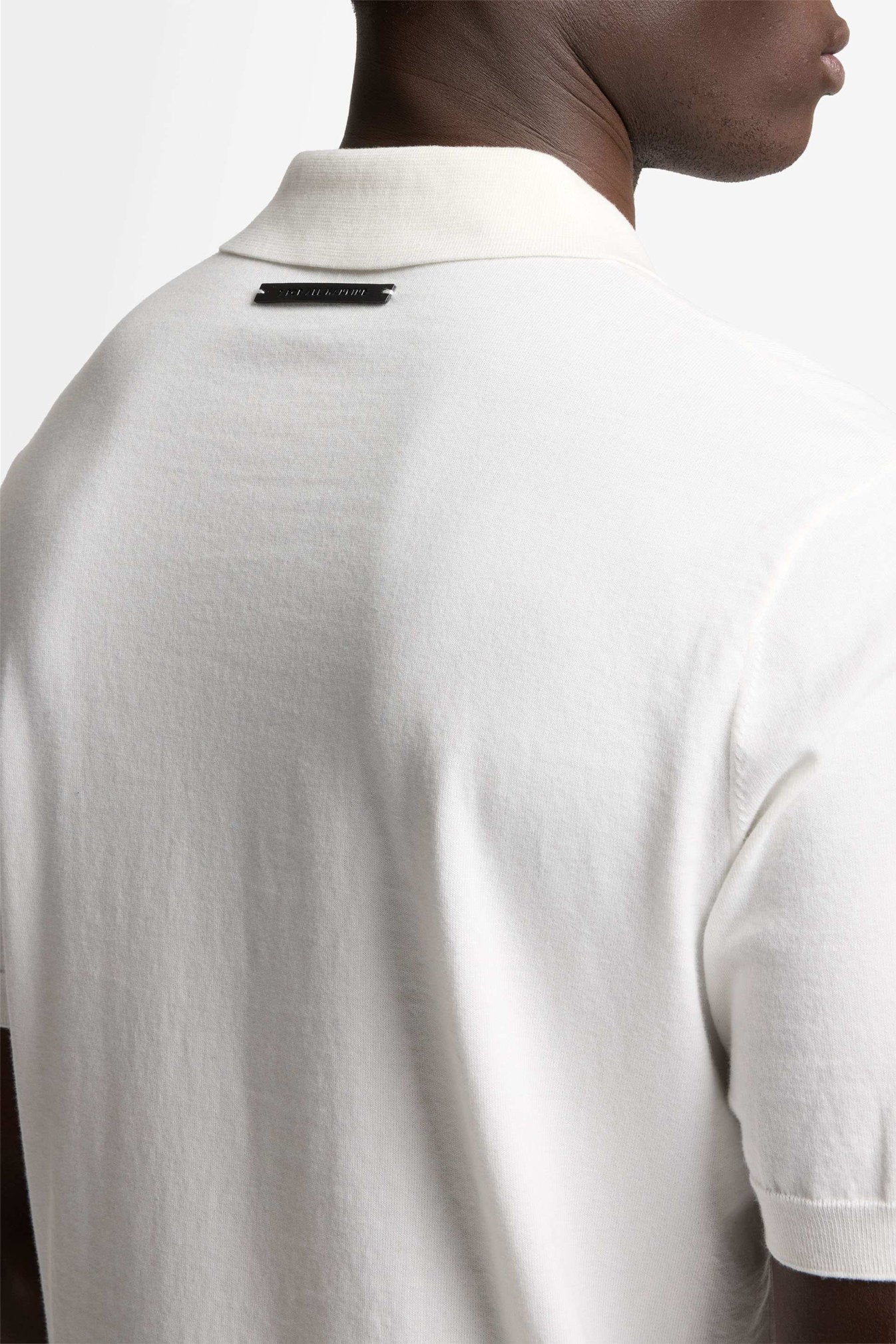 7 For All Mankind_Polo Cotton Off White_7MP03K22-WHT_WHT_04