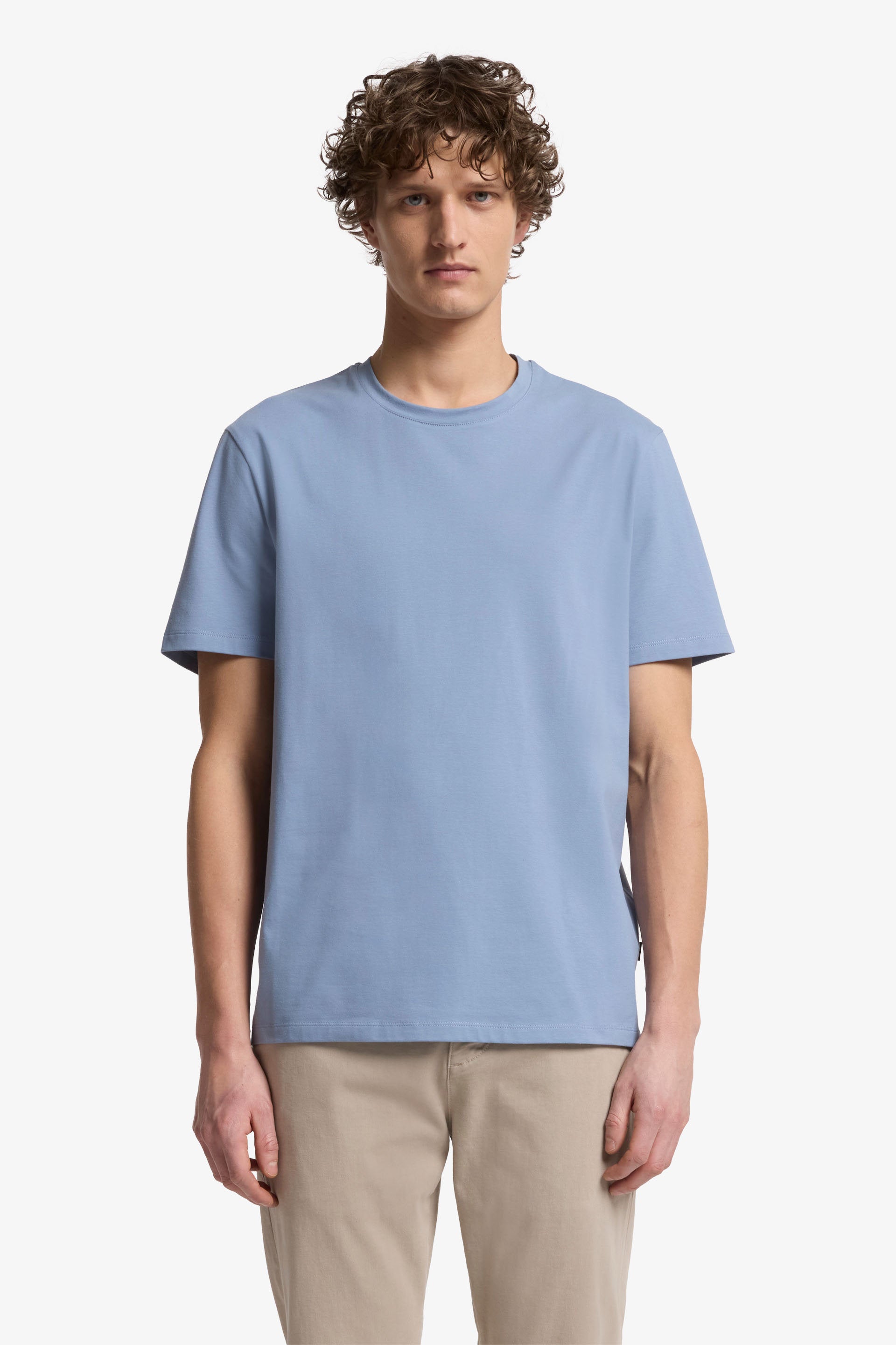 7 For All Mankind_T-Shirt Luxe Performance Slate Blue_7MR01237-BET_BET_01