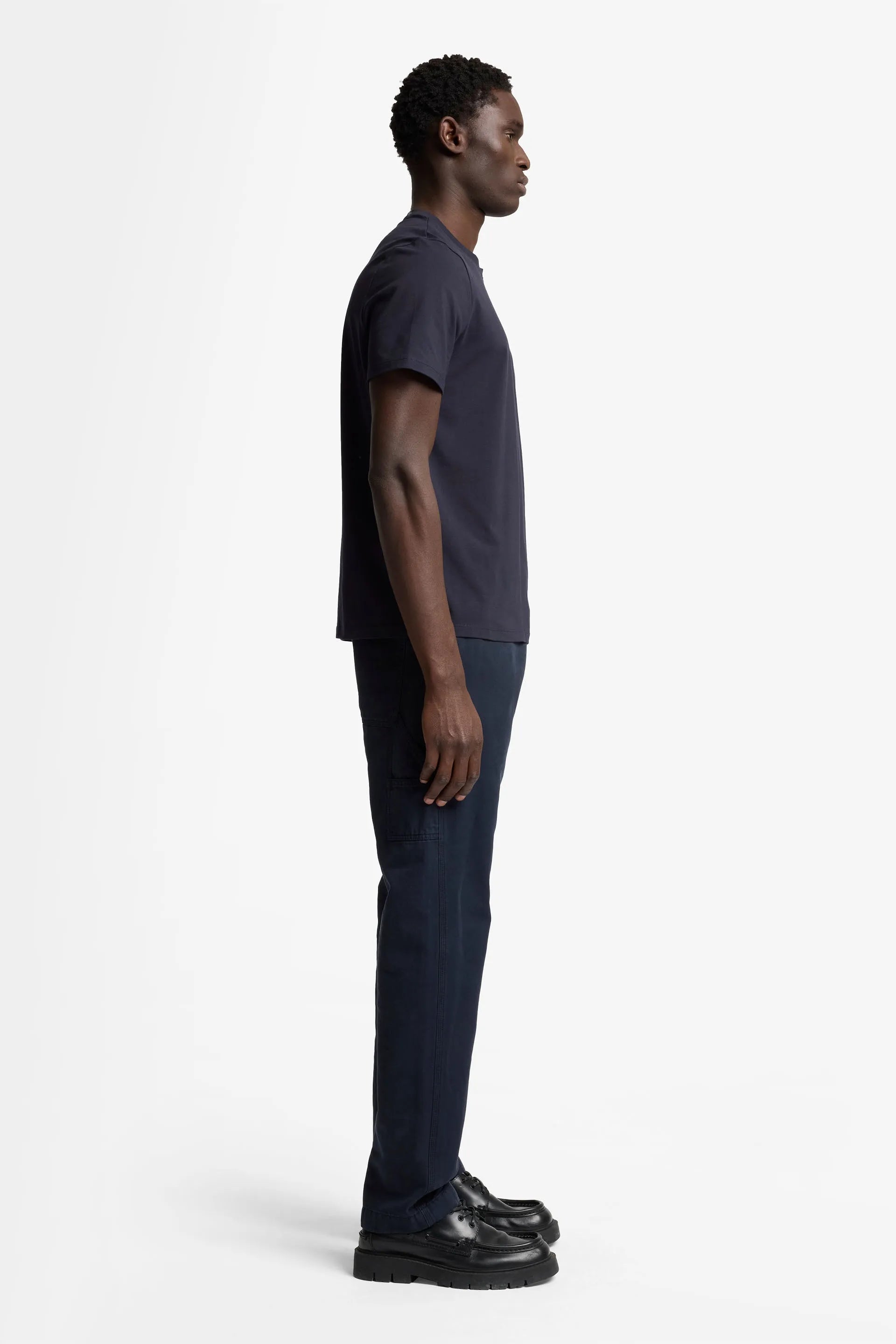 7 For All Mankind_Dark Blue_Short Sleeve T-Shirt in Luxe Performance_7MR01237_NVY_05