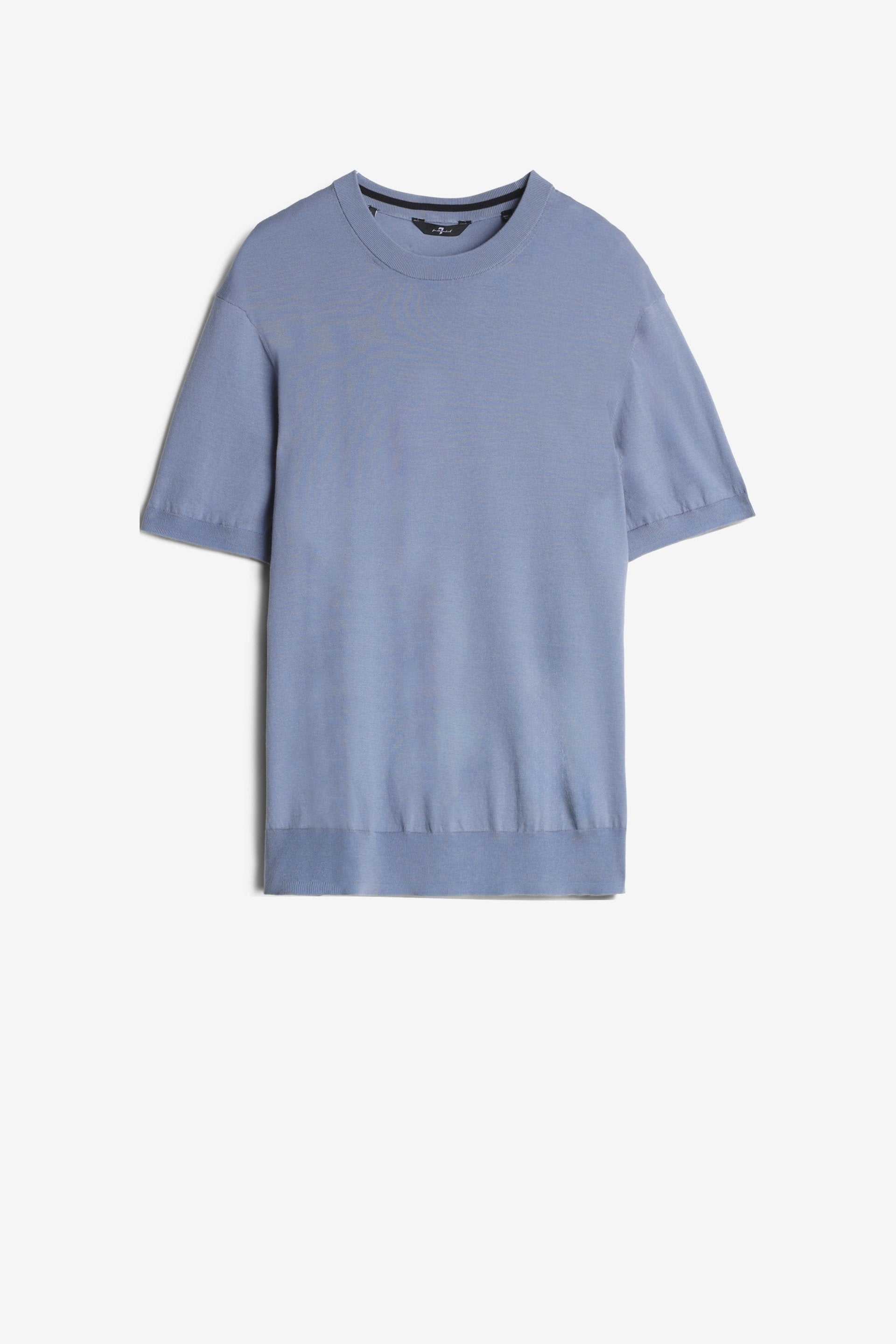 7 For All Mankind_Round Neck S/S Tee Cotton Slate_7MT02K22-BET_BET_03