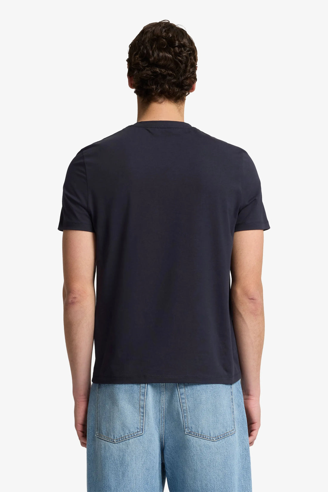 7 For All Mankind_Navy_3 Pack Luxe Performance Short Sleeve Tee in Luxe Performance_7MZ90F14_AVY_02