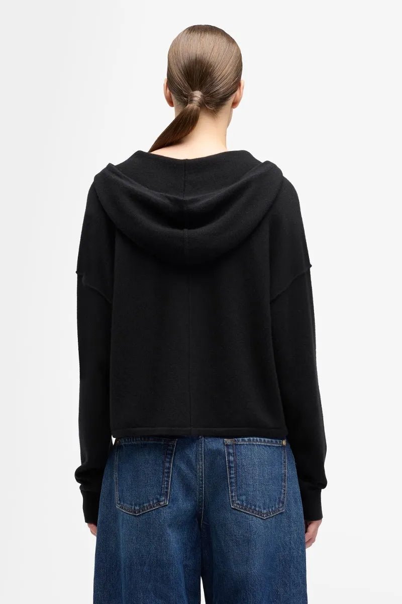7 For All Mankind_Black_Zipper Hoodie in Cashmere_7N0K0F17_1PK_04