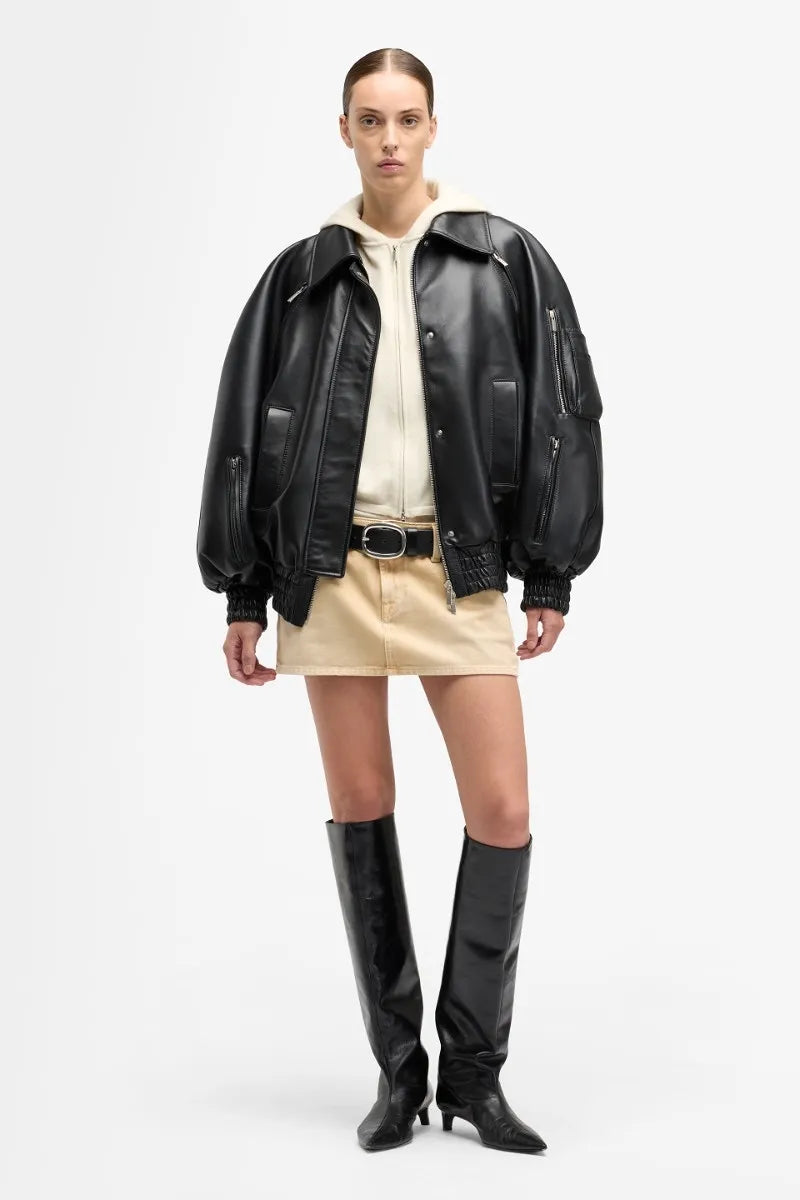 7 For All Mankind_White_Zipper Hoodie in Cashmere_7N0K0F17_1PL_02