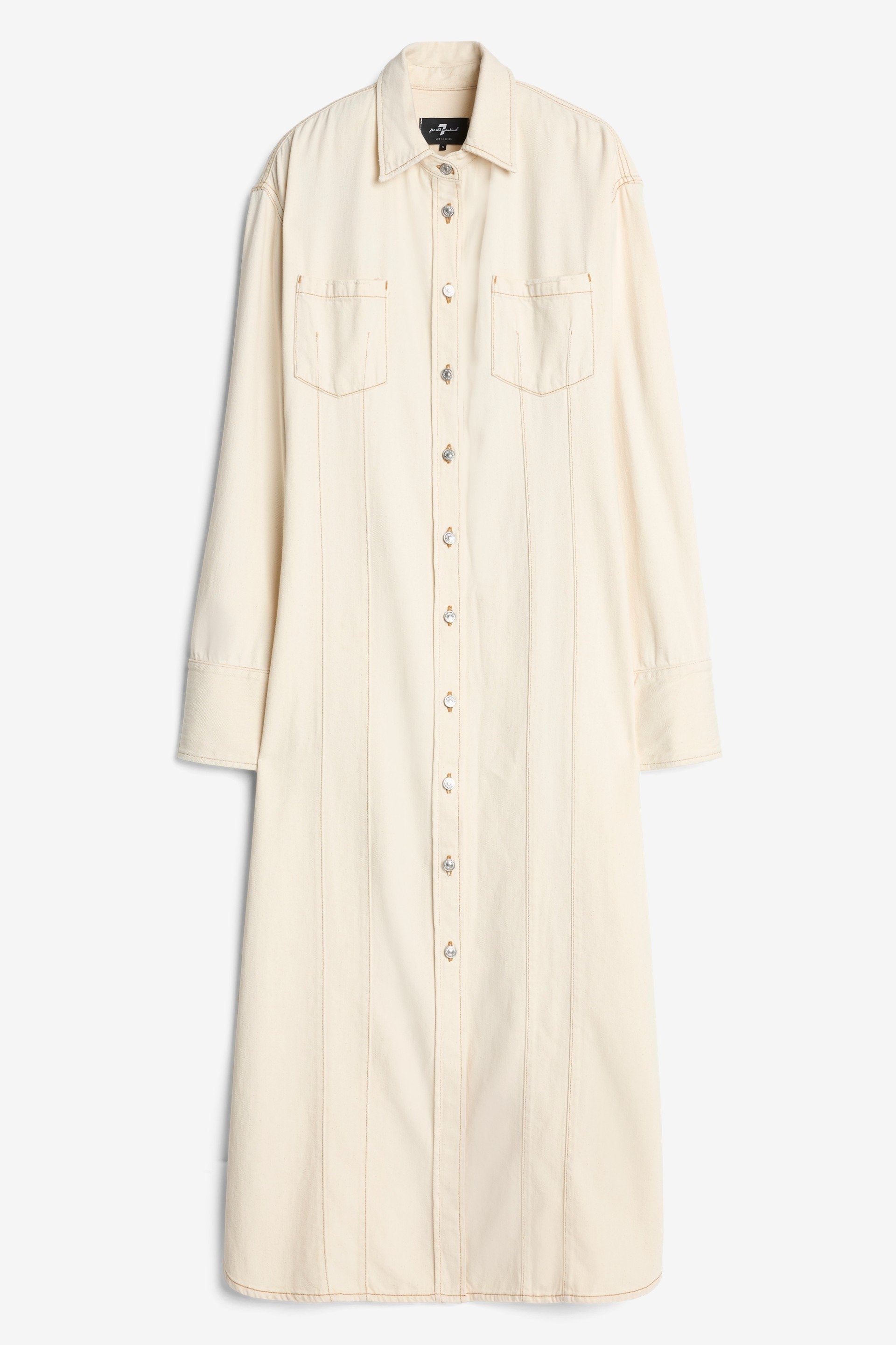7 For All Mankind_Overshirt Maxi Dress Mankind Solitary Star_7N107E34-SIY_SIY_01