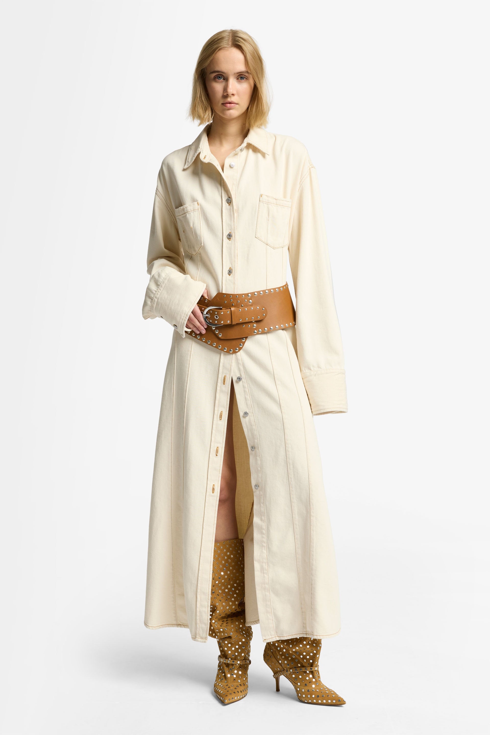 7 For All Mankind_Overshirt Maxi Dress Mankind Solitary Star_7N107E34-SIY_SIY_04