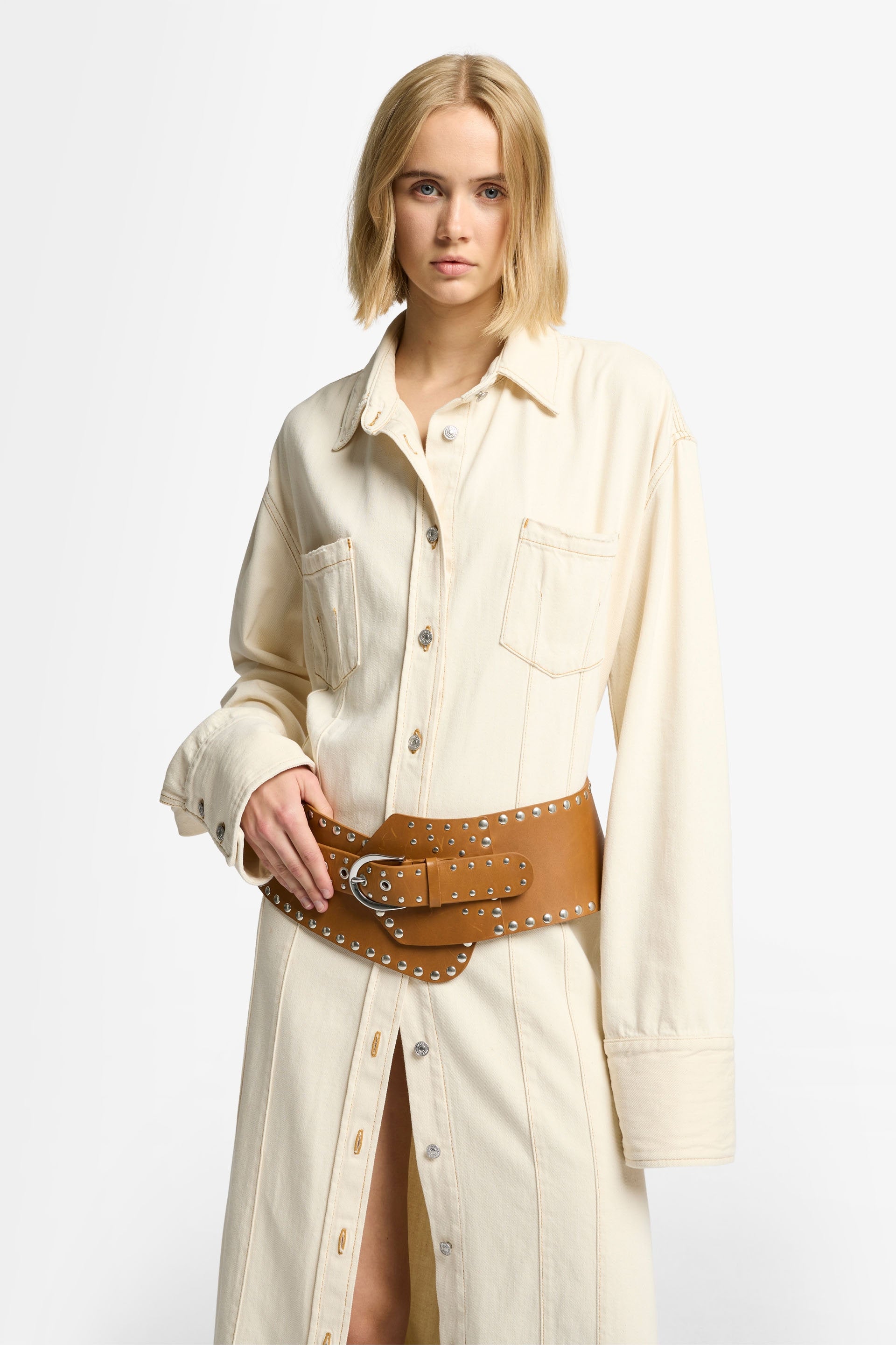 7 For All Mankind_Overshirt Maxi Dress Mankind Solitary Star_7N107E34-SIY_SIY_07