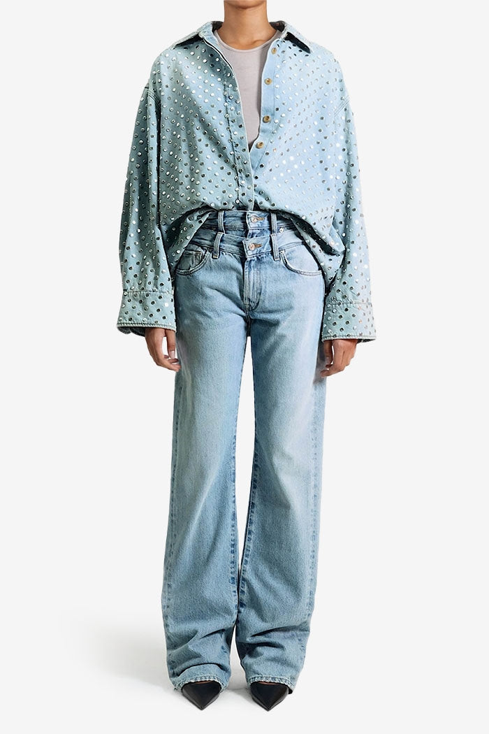 7 For All Mankind_Studded Overshirt Bleach_7N109555-BHL_BHL_02