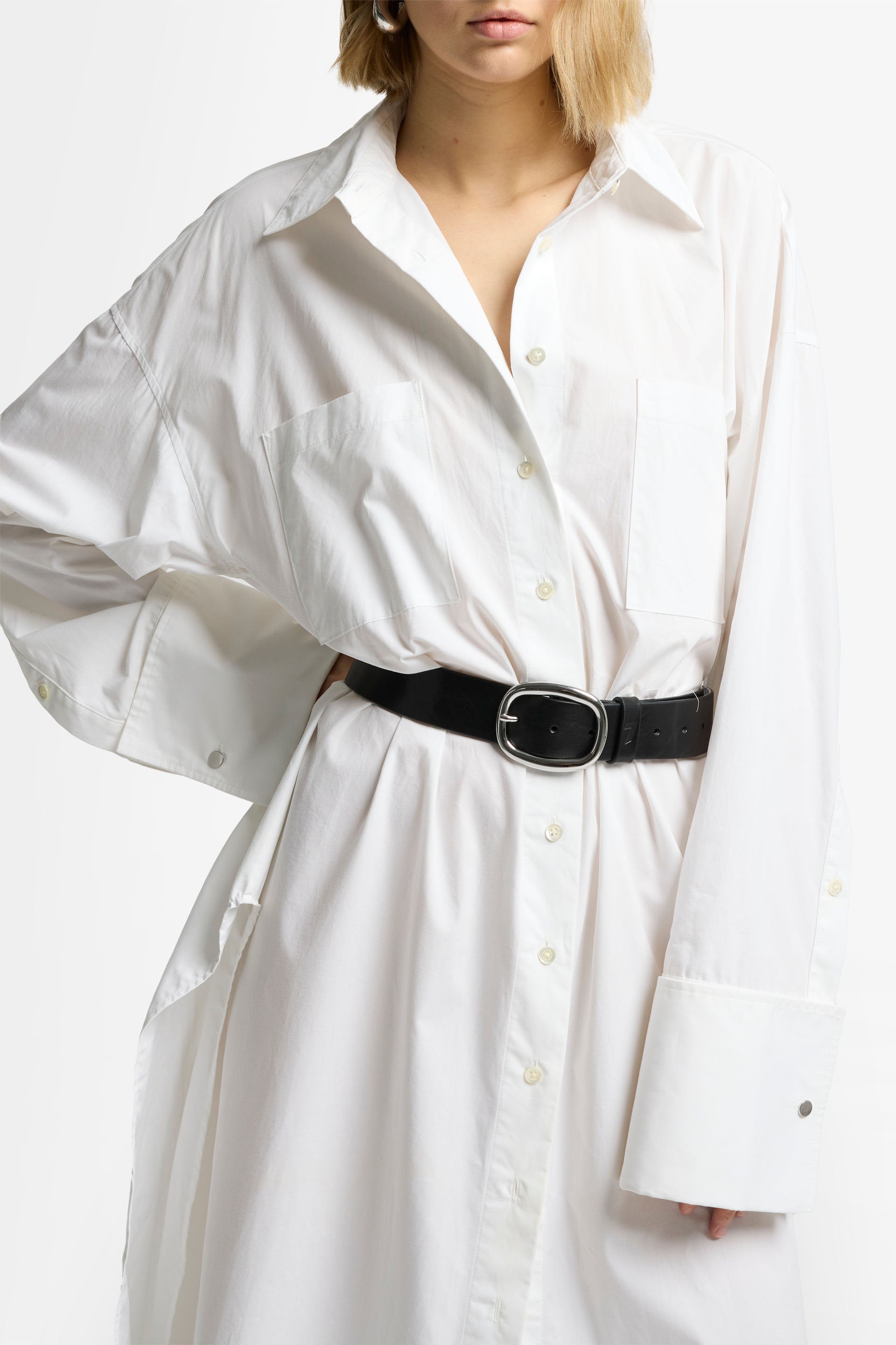 7 For All Mankind_Shirt Dress Popeline White_7N473C46-WHT_WHT_04
