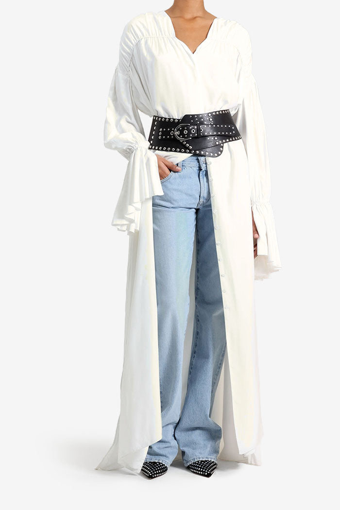 7 For All Mankind_Ariel Dress Silk Blend White_7N475R77-WHT_WHT_08