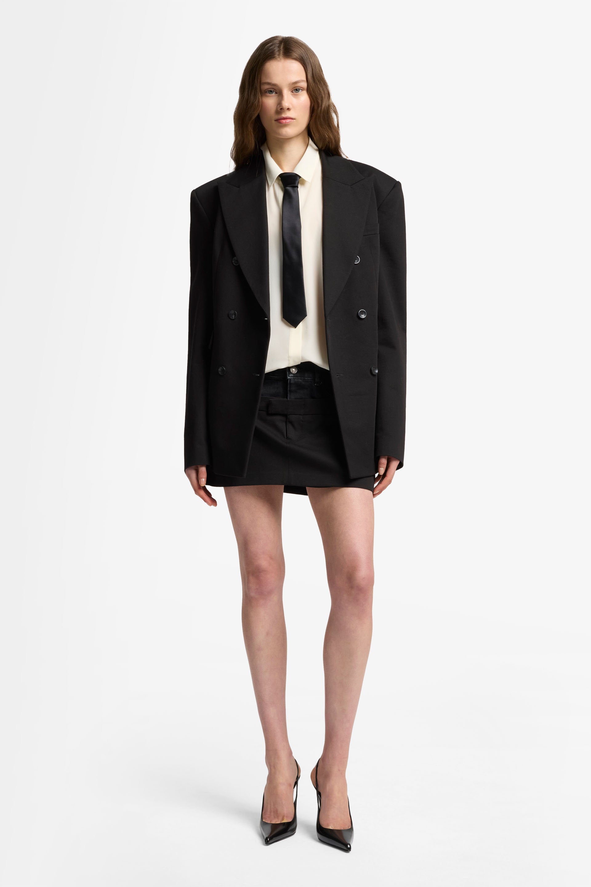 7 For All Mankind_SL Button Down Silk Ivory_7N501480-IVO_IVO_02