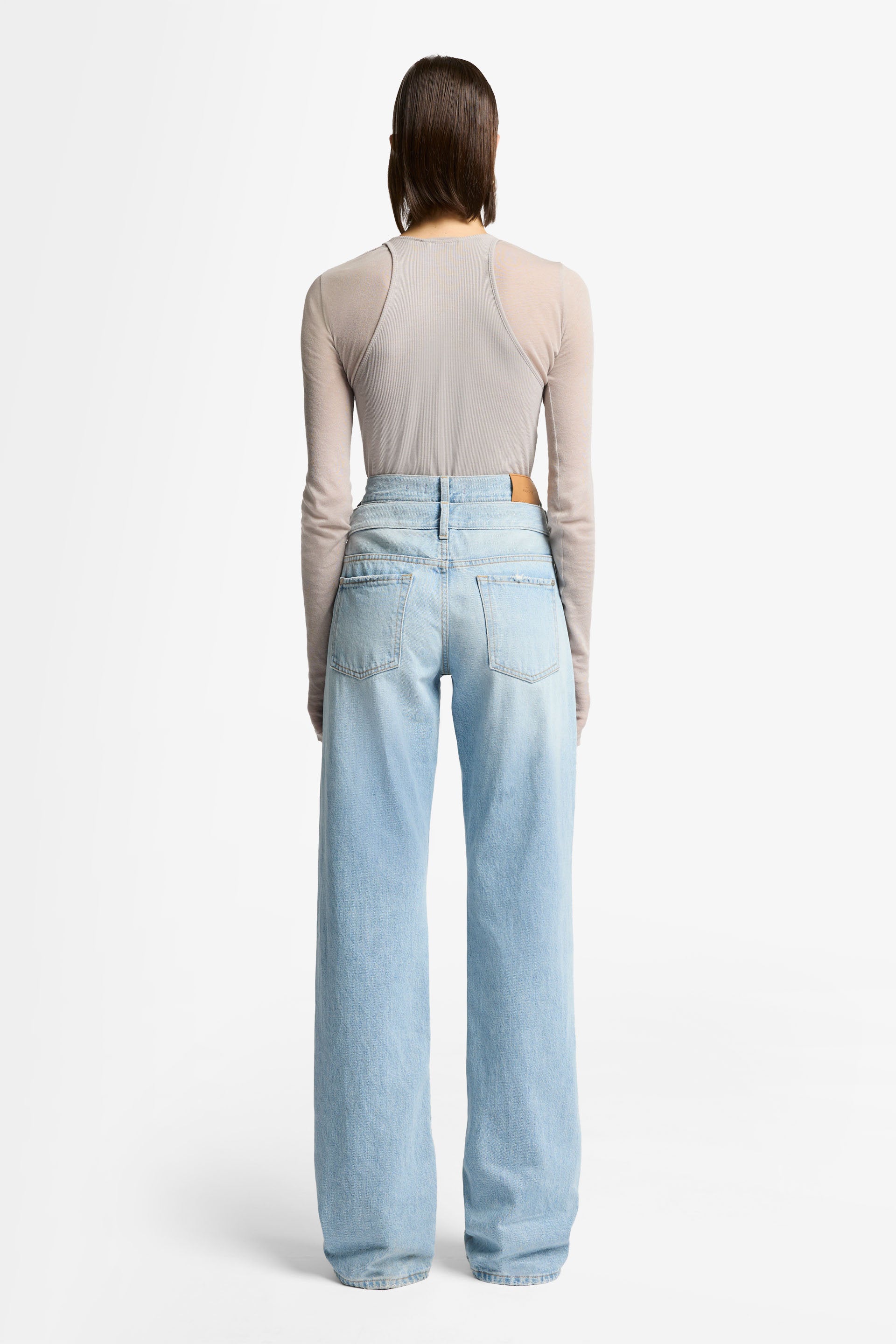 7 For All Mankind_Double Waisted Trouser Bleach_7N839E35-BHL_BHL_05