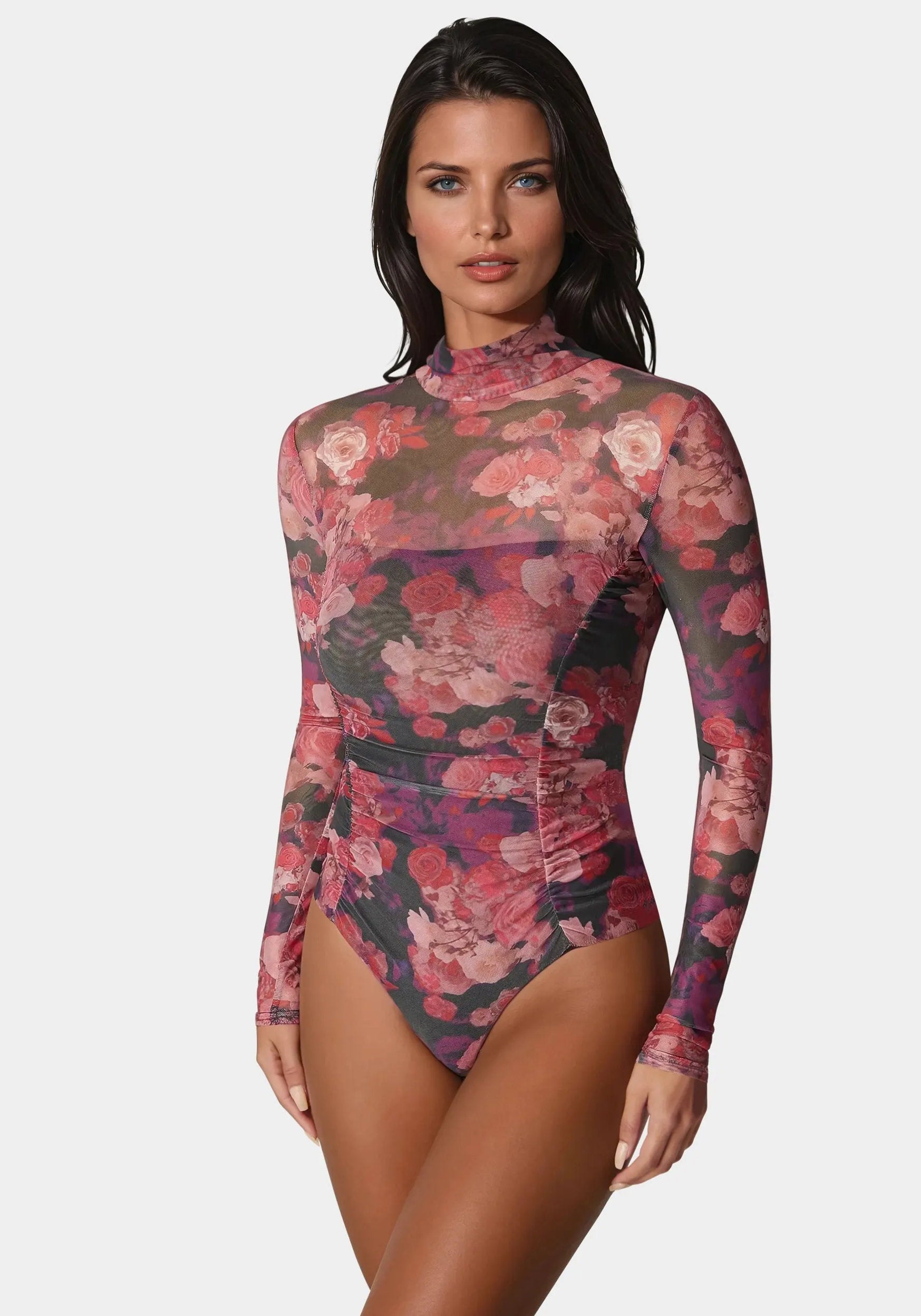 Bebe_Floral Mesh Bodysuit_7SKB0137BE_ROMANTIC FLORAL PRINT_02