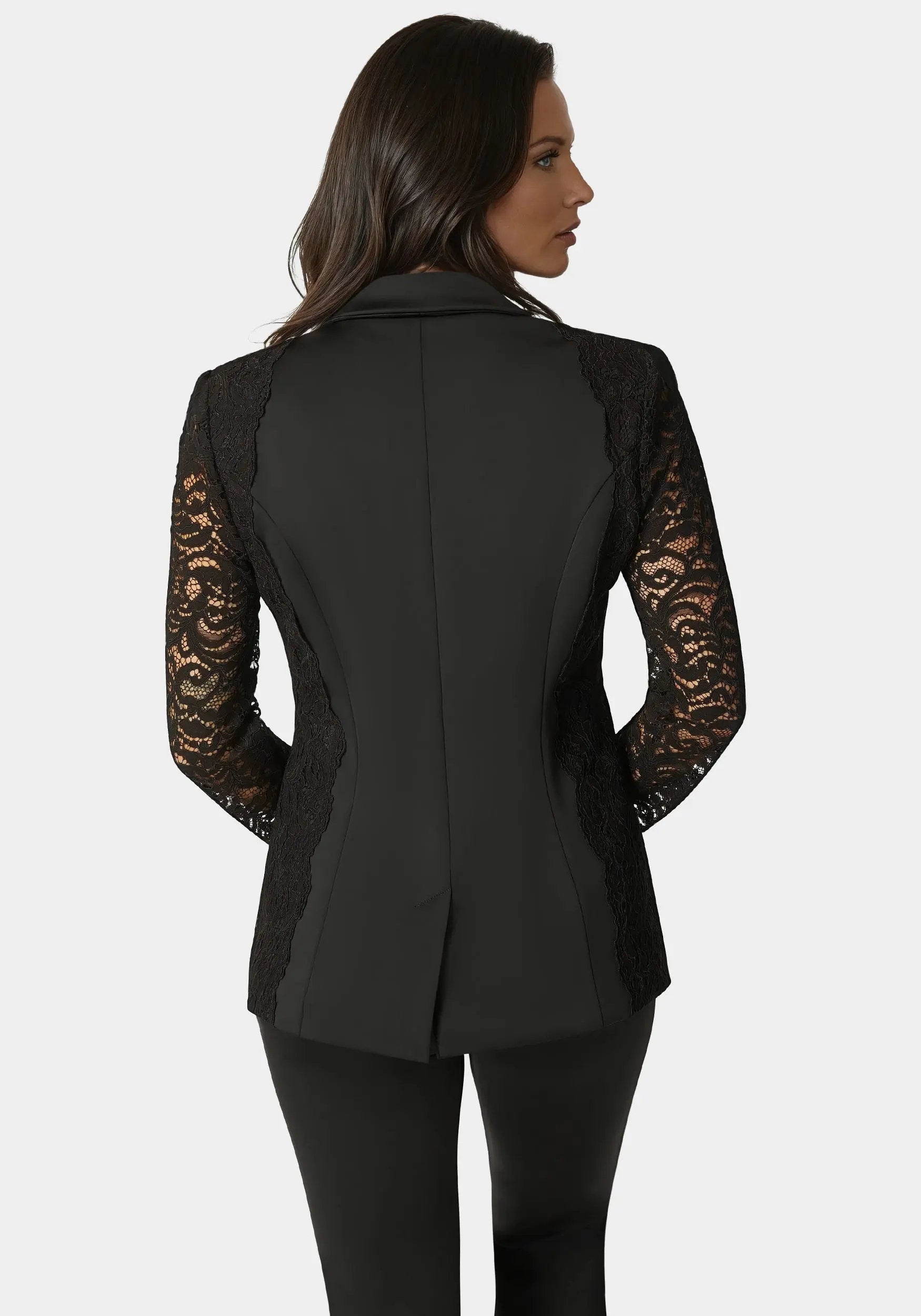 Bebe_Scuba Tailored Lace Blazer_7SKJ0201BE_BLACK_03