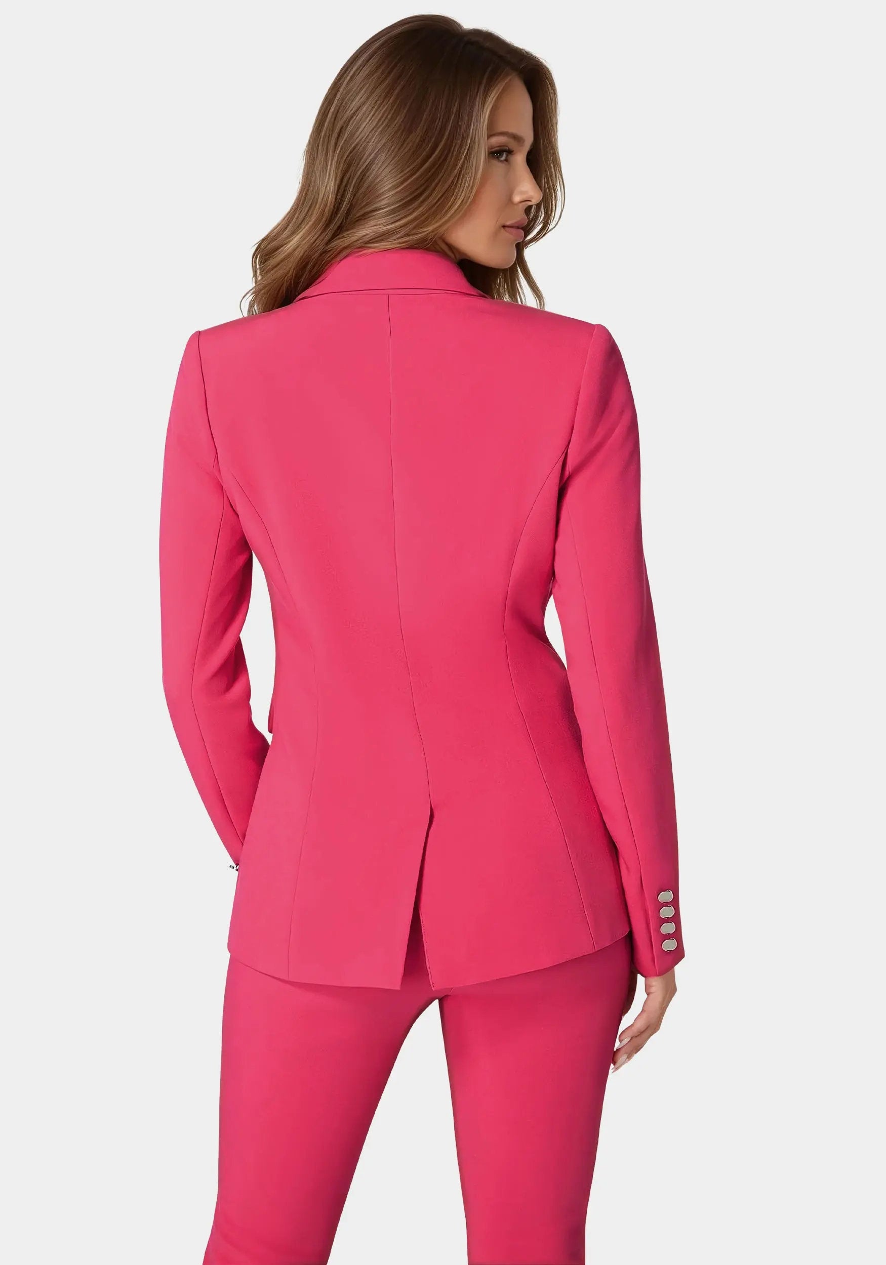 Bebe_Rhinestone Fringe Tailored Blazer_7SWJ0204BE_RASPBERRY_03
