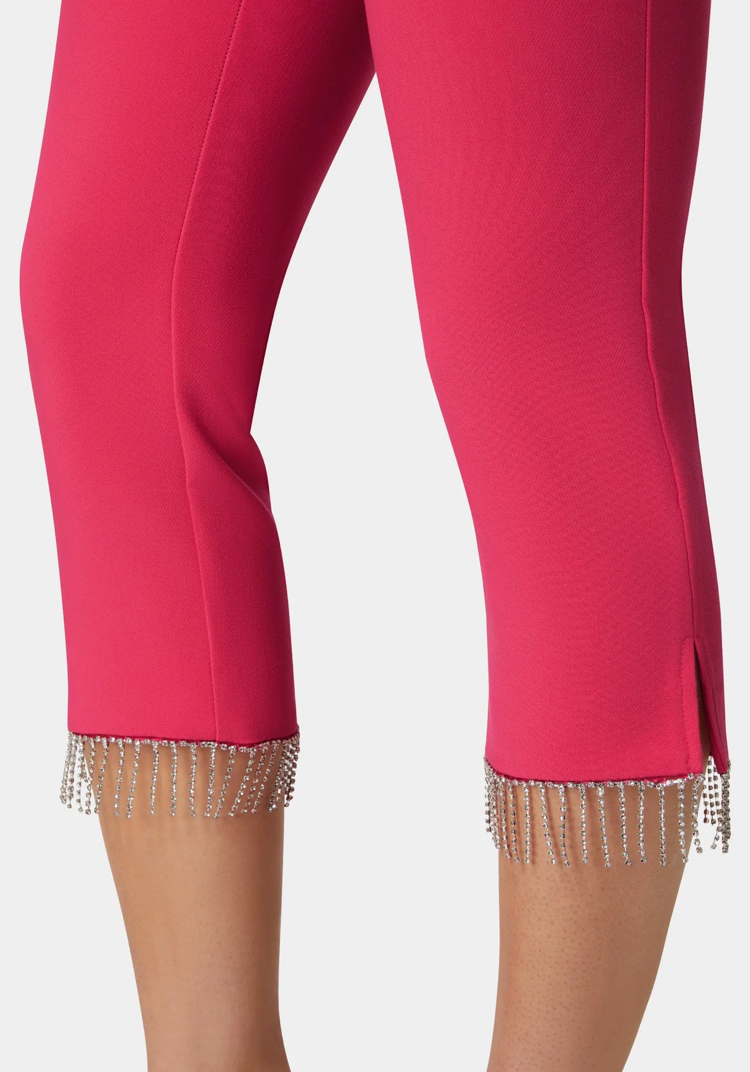 Bebe_Mid Waist Rhinestone Fringe Capri_7SWP0340BE_RASPBERRY_04