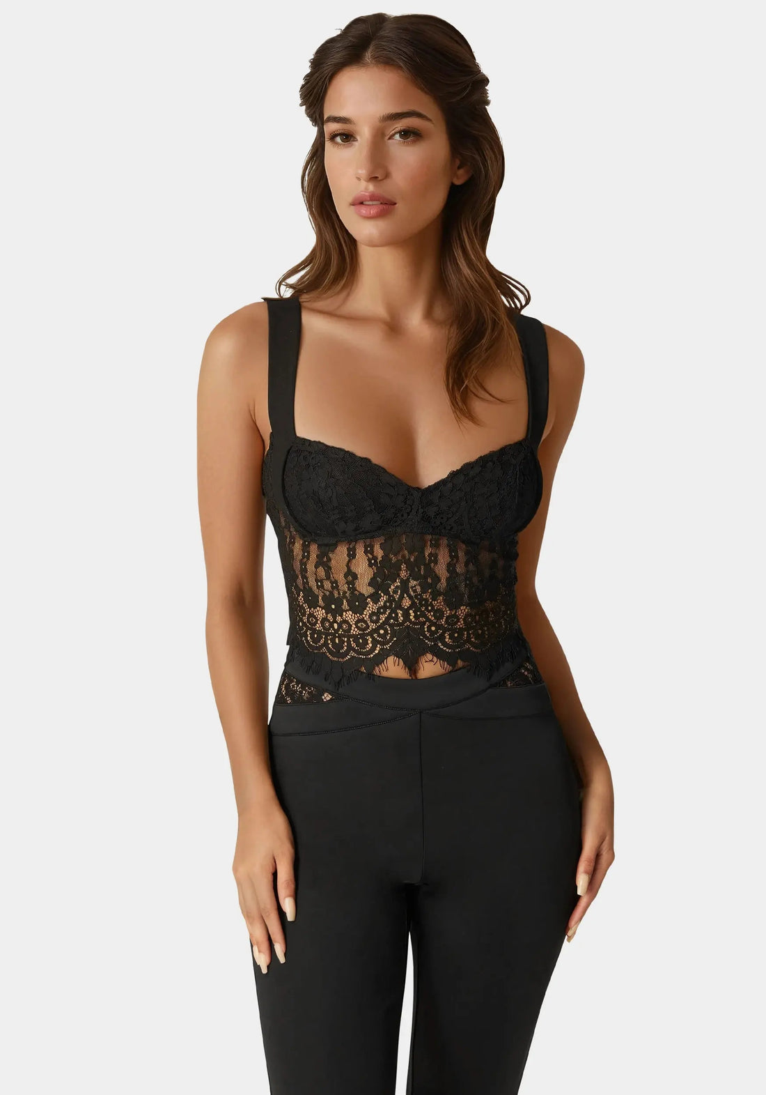 Bebe_Lace Corset_7SWT0383BE_BLACK_01