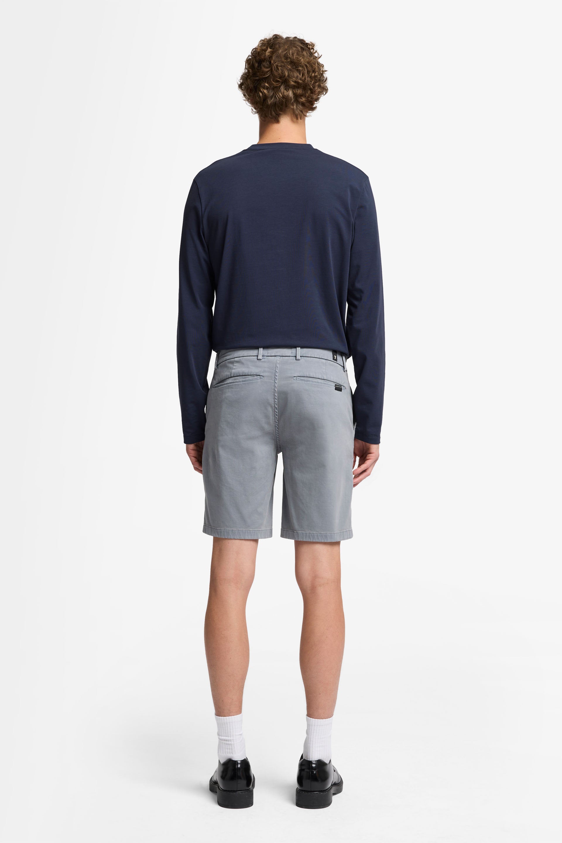 7 For All Mankind_Slimmy Shorts Sateen Sleepy Blue_7T105T49-EET_EET_05