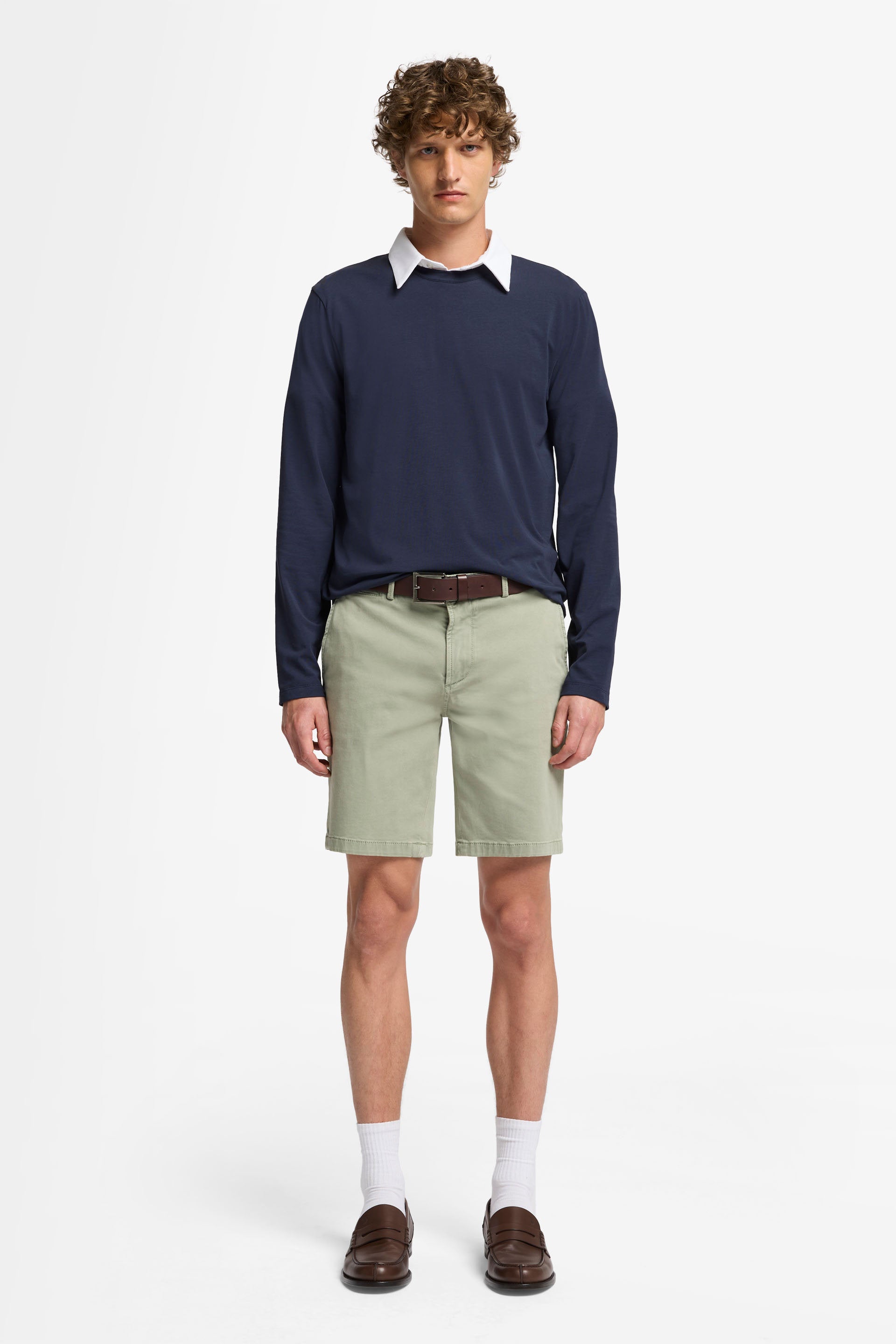 7 For All Mankind_Slimmy Shorts Sateen Russel_7T105T49-SSS_SSS_01