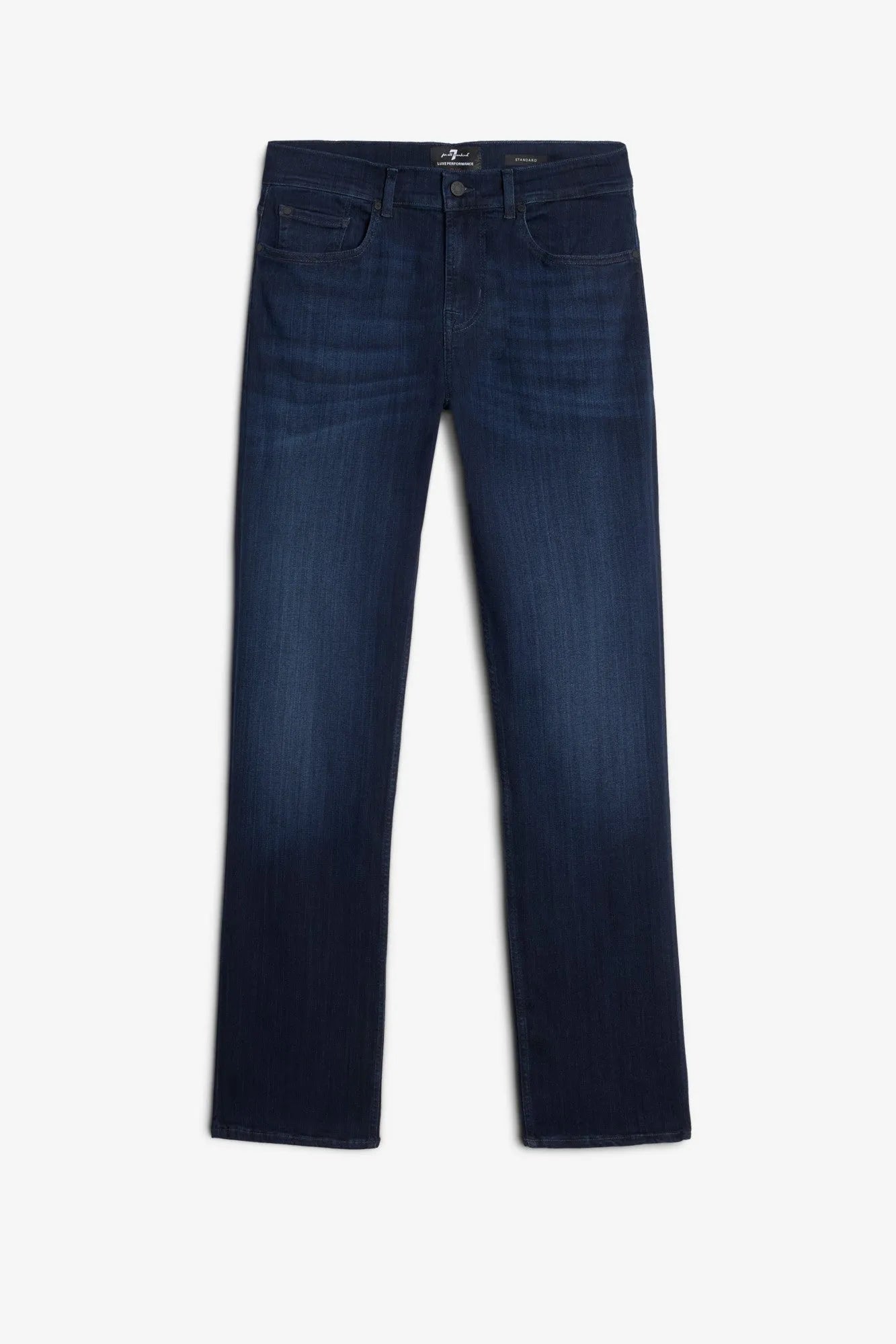 7 For All Mankind Mid Blue Men Standard in Luxe Performance SKU: 7T519A23_LPD Image 01