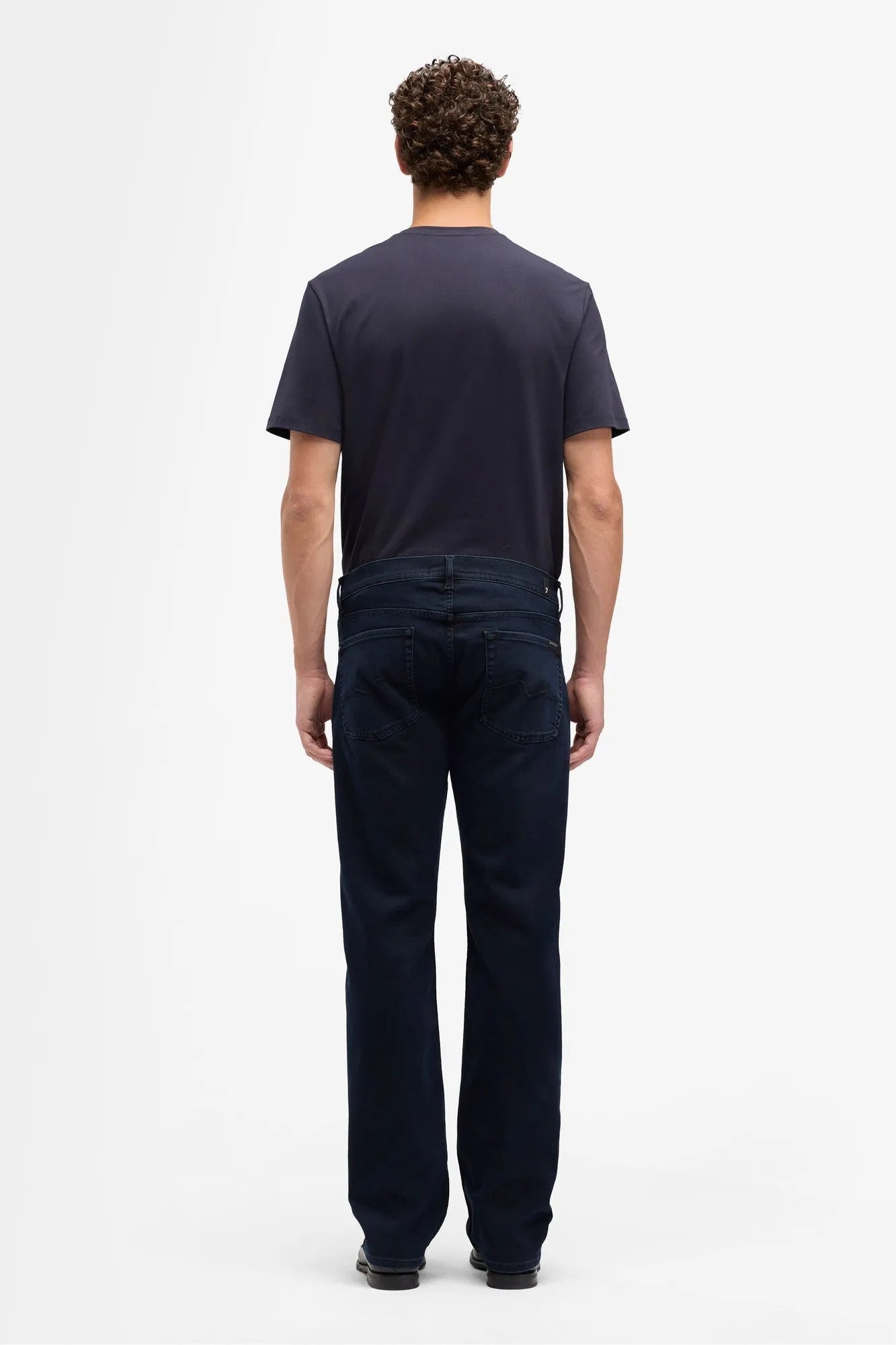 7 For All Mankind Dark Blue Men Standard in Luxe Performance SKU: 7T519B78_XXB Image 05