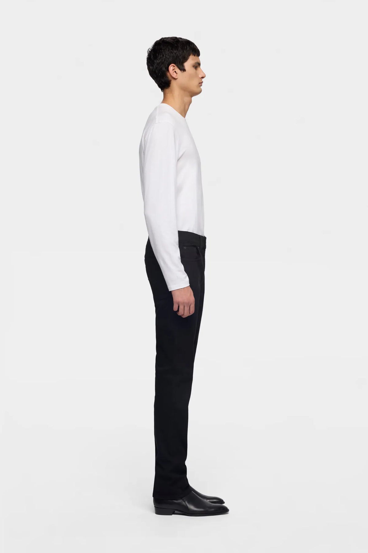 7 For All Mankind Black Men Standard in Luxe Performance SKU: 7T519B82_LPB Image 05