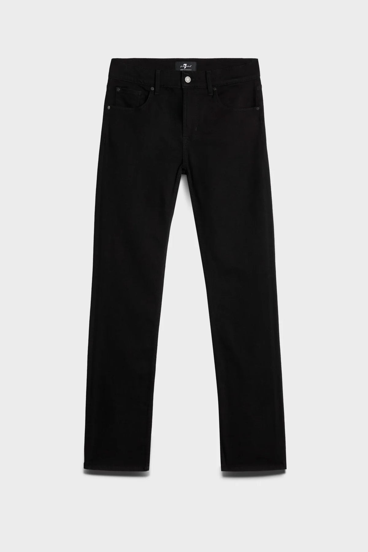 7 For All Mankind Black Men Standard in Luxe Performance SKU: 7T519B82_LPB Image 06