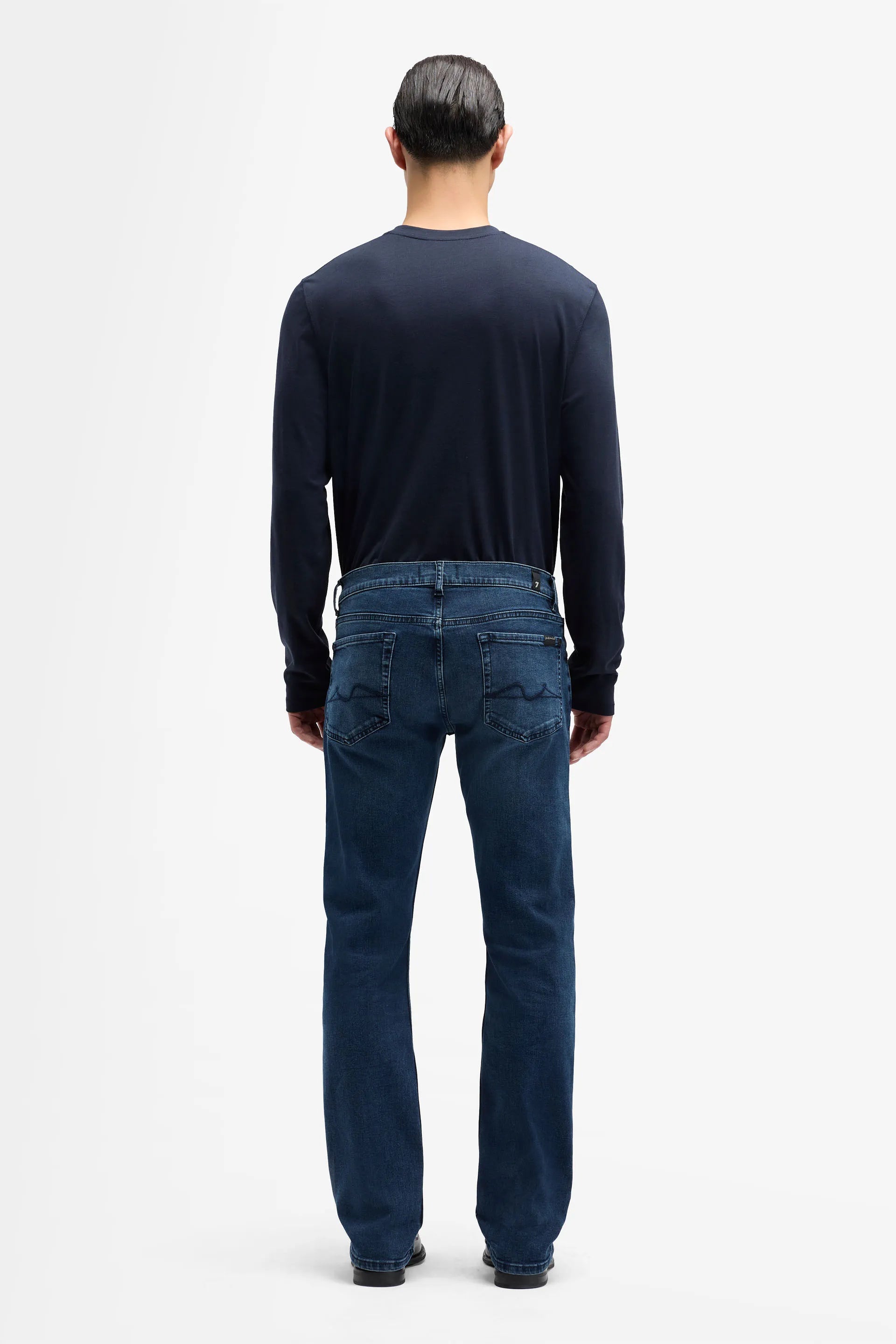 7 For All Mankind_Dark Blue_Standard in Luxe Performance_7T519R46_XDB_04