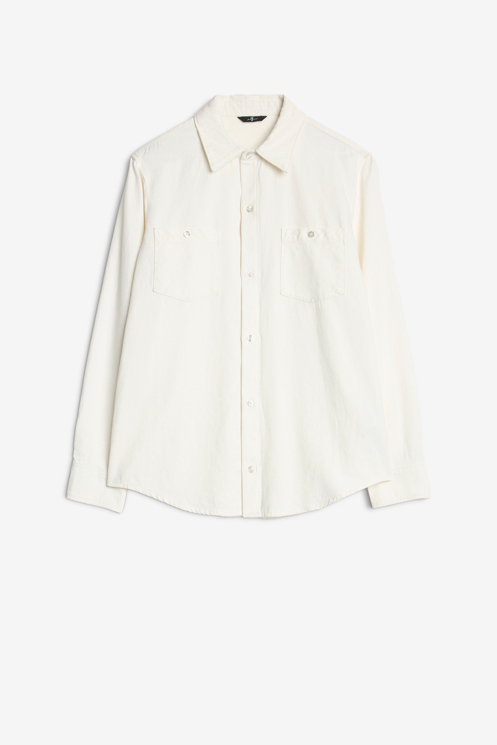 7 For All Mankind_Shirt Linen White_7T666X10-LWE_LWE_03