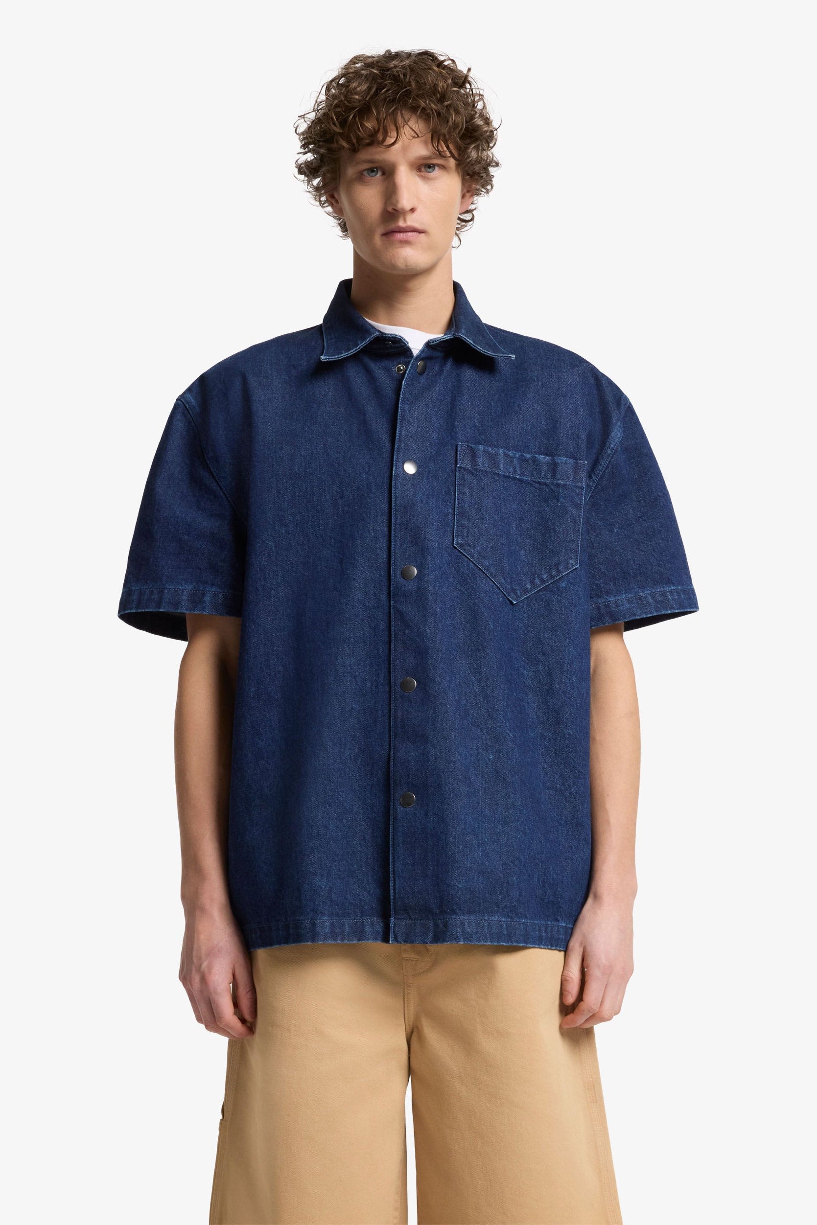 7 For All Mankind_Utility Camp Shirt Carpenter Blue_7T667E48-BLU_BLU_01