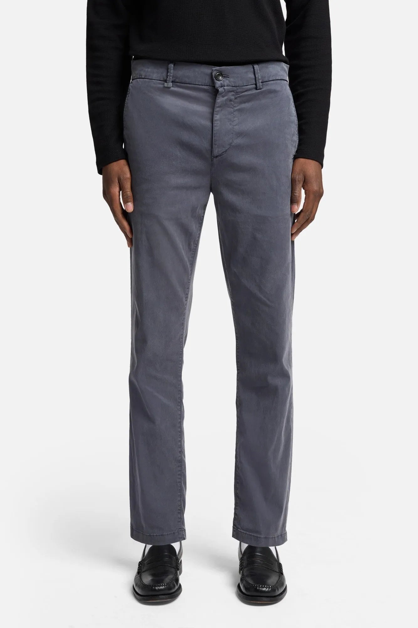 7 For All Mankind Twilight Blue Men Adrien Chino in Weightless SKU: 7T809C23_TLB Image 03