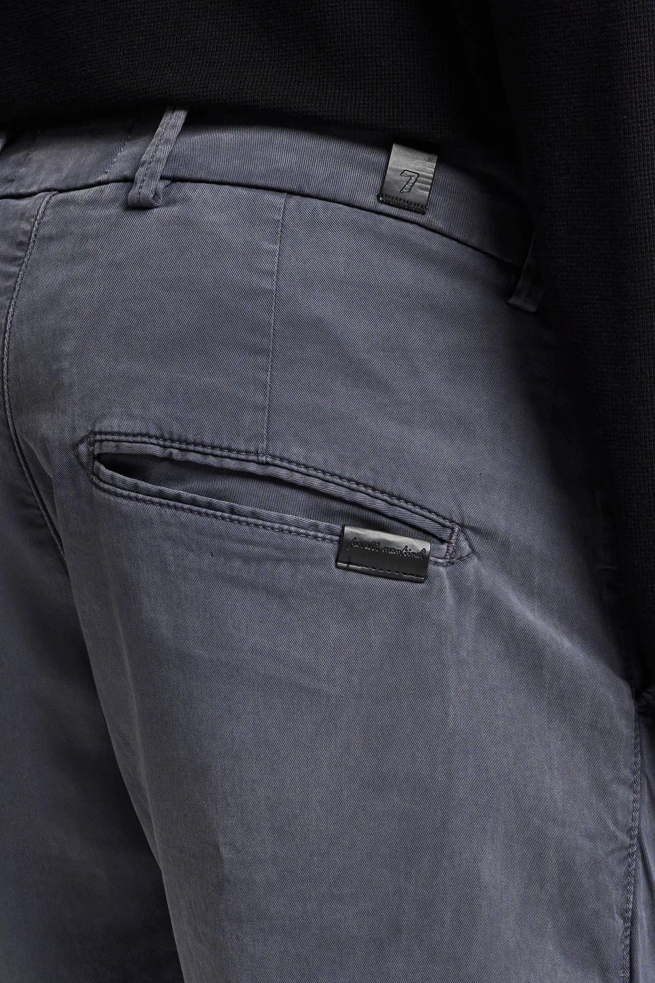 7 For All Mankind Twilight Blue Men Adrien Chino in Weightless SKU: 7T809C23_TLB Image 04
