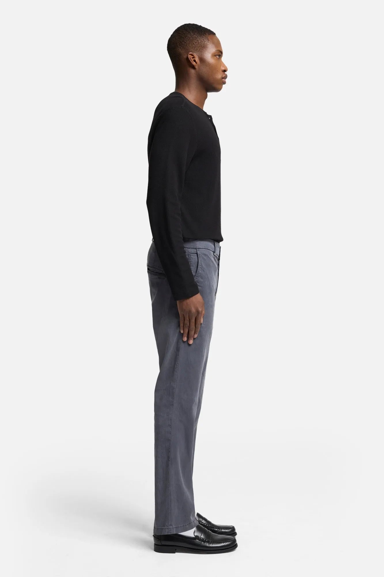 7 For All Mankind Twilight Blue Men Adrien Chino in Weightless SKU: 7T809C23_TLB Image 06