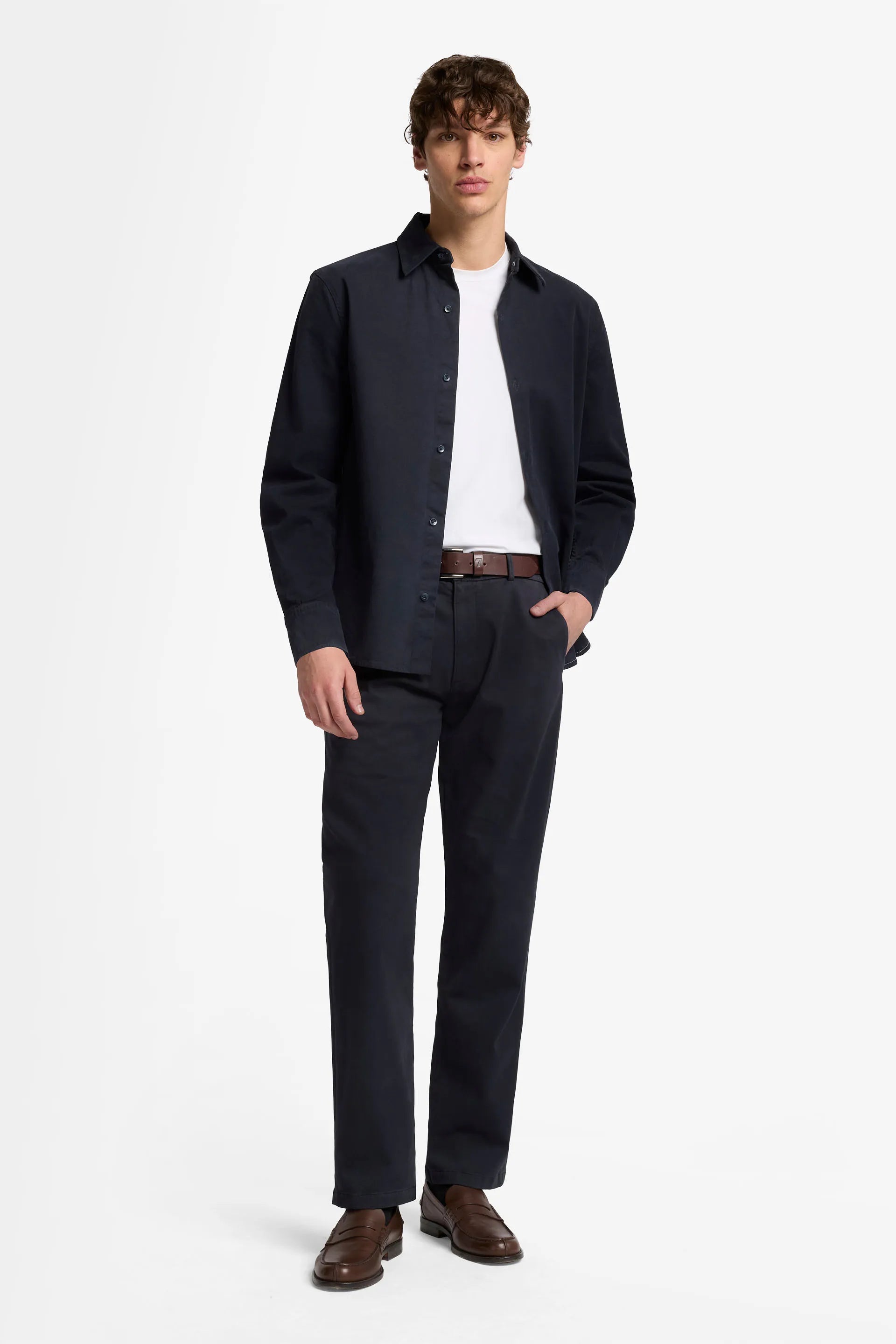 7 For All Mankind_Blue_Straight Chino in Luxe Performance Sateen_7TE31T49_1NG_01