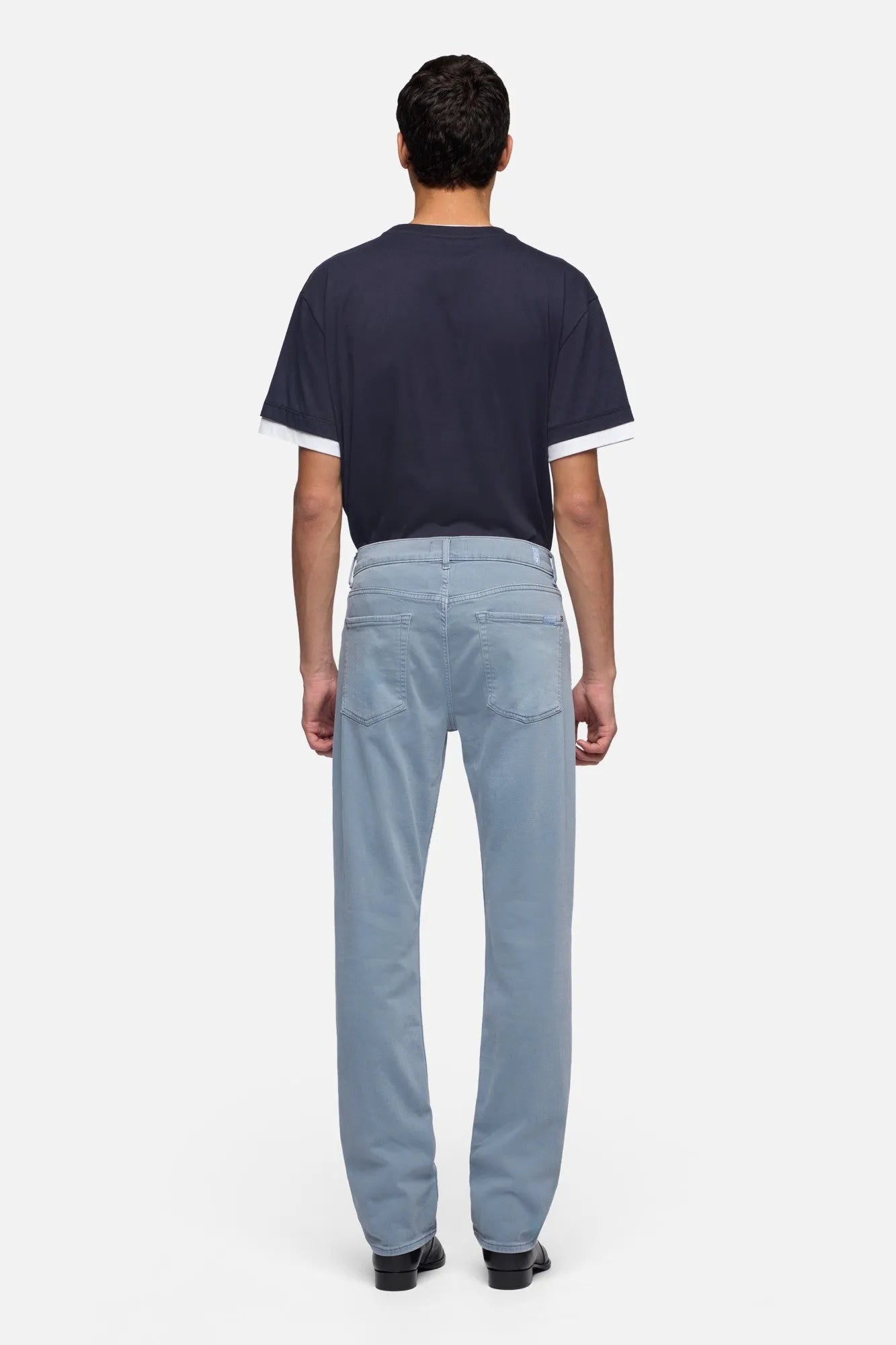 7 For All Mankind Cloud Men The Straight in Left Hand SKU: 7TE70E27_3BD Image 05