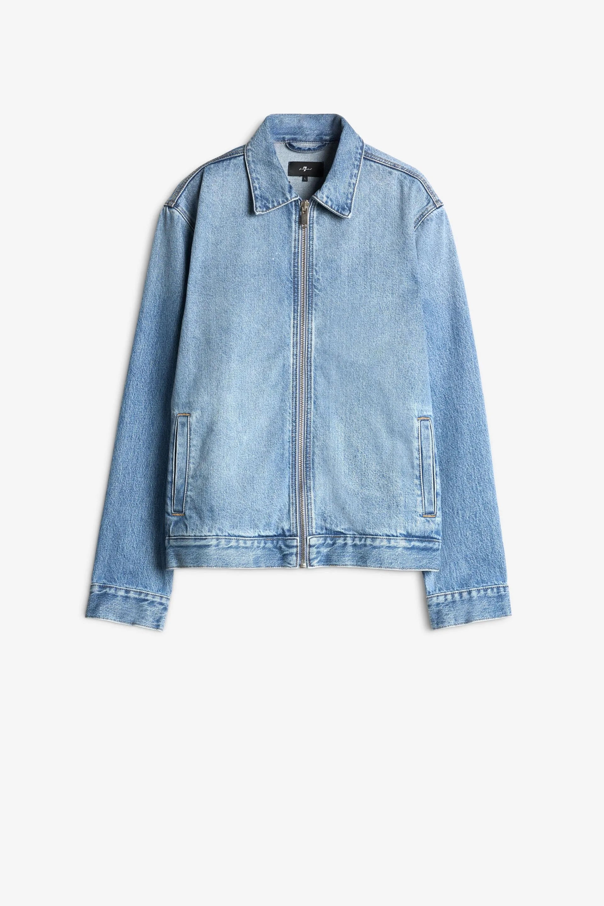 7 For All Mankind_Light Blue_Harrington Jacket_7TI20E35_1DS_07
