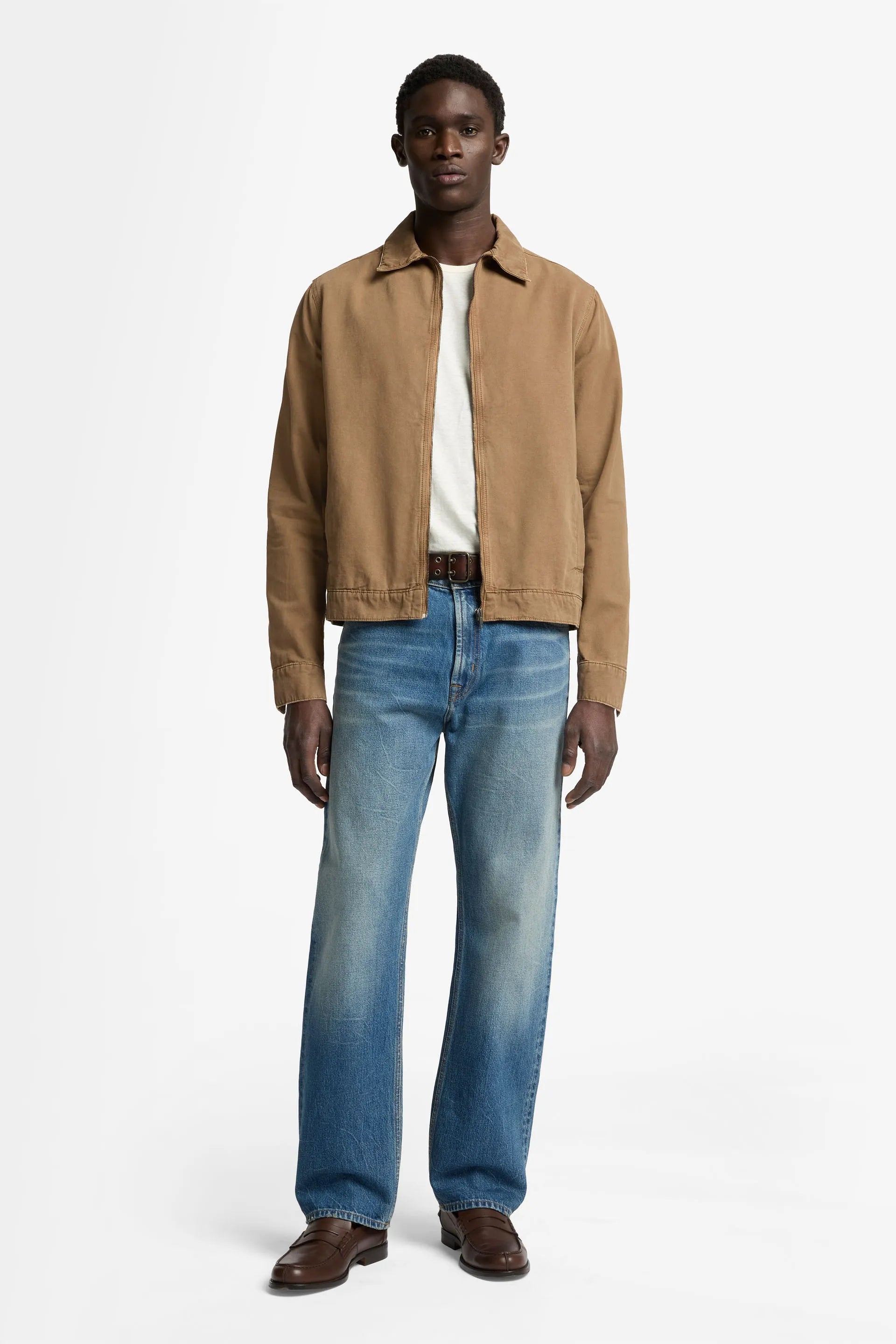 7 For All Mankind_Beige_Harrington Jacket Canvas Khaki_7TI20E44_1DG_02