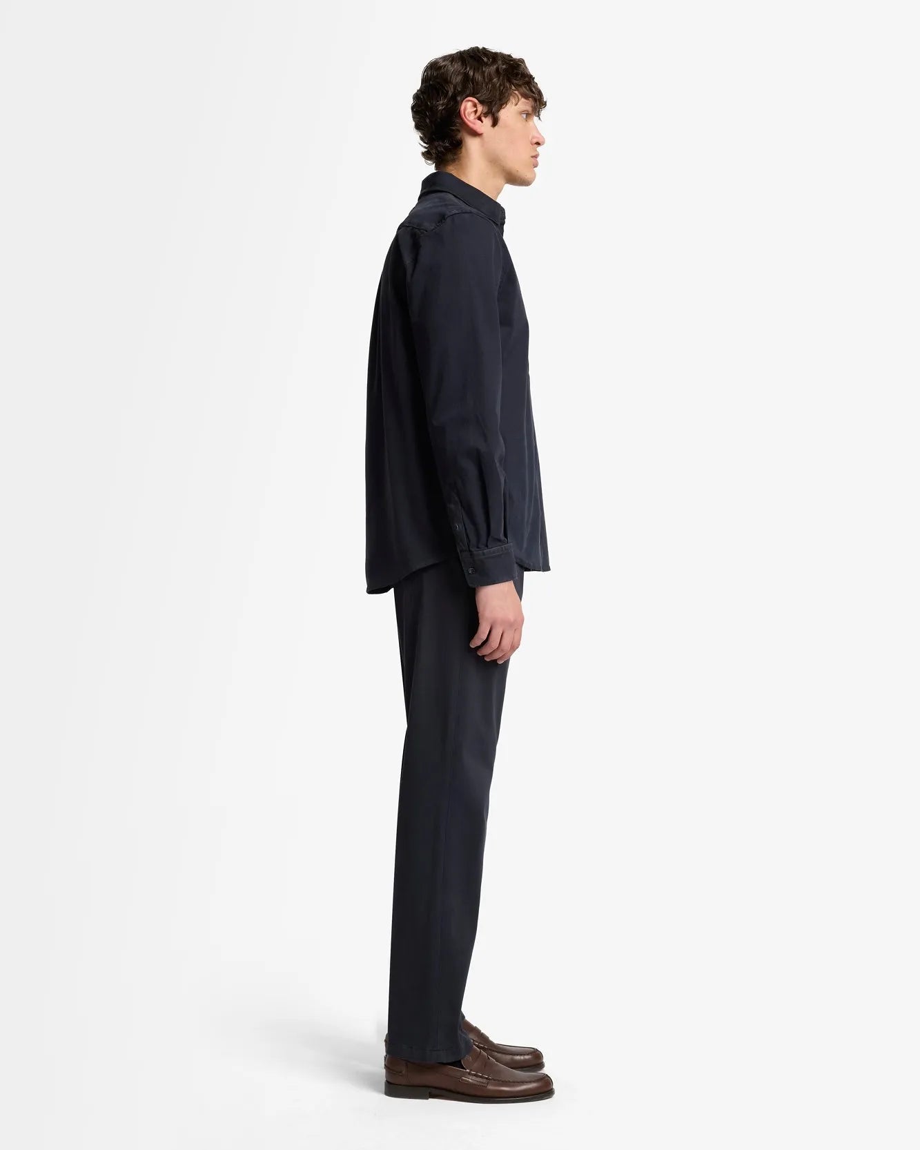 7 For All Mankind_Blue_Long Sleeve Regular Shirt in Comfort Twill_7TN80E39_1NQ_05