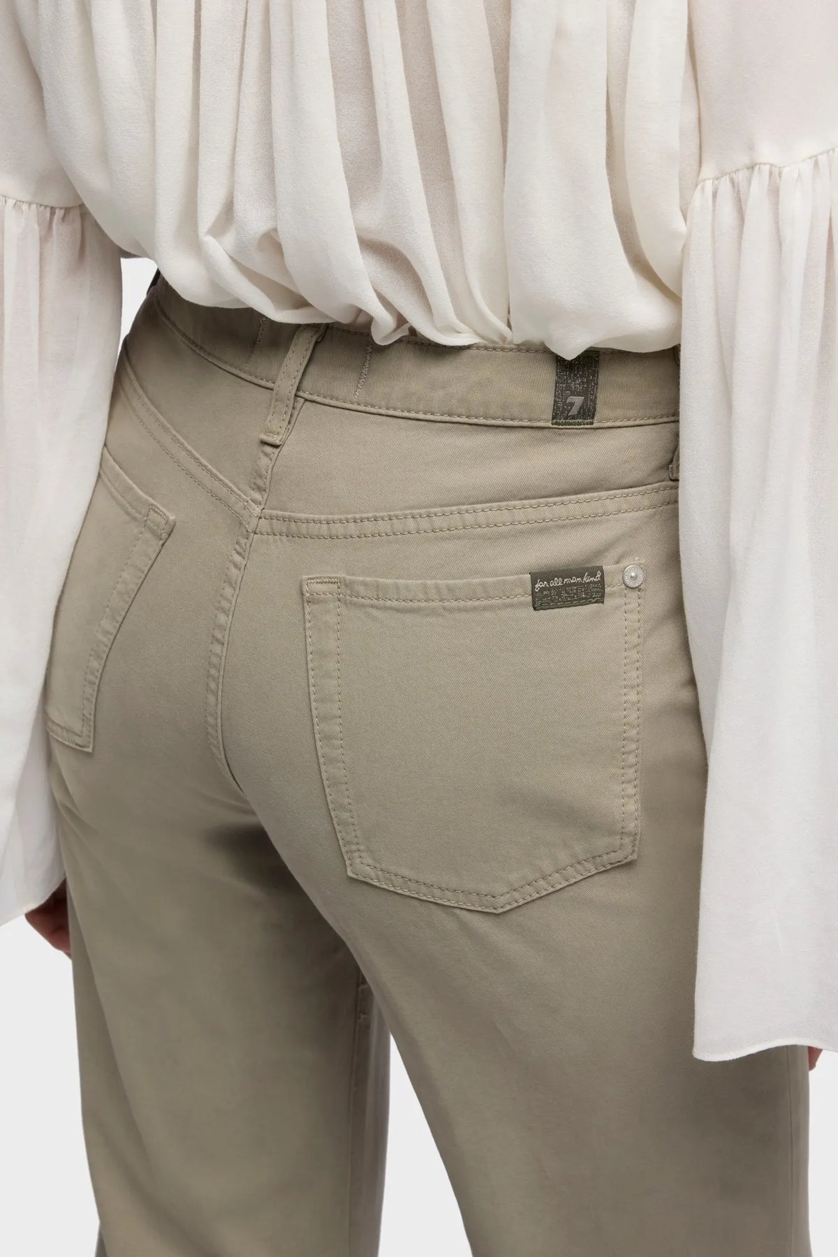 7 For All Mankind Military Women Modern Dojo in Comfort Twill SKU: 7U330E39_3O8 Image 03