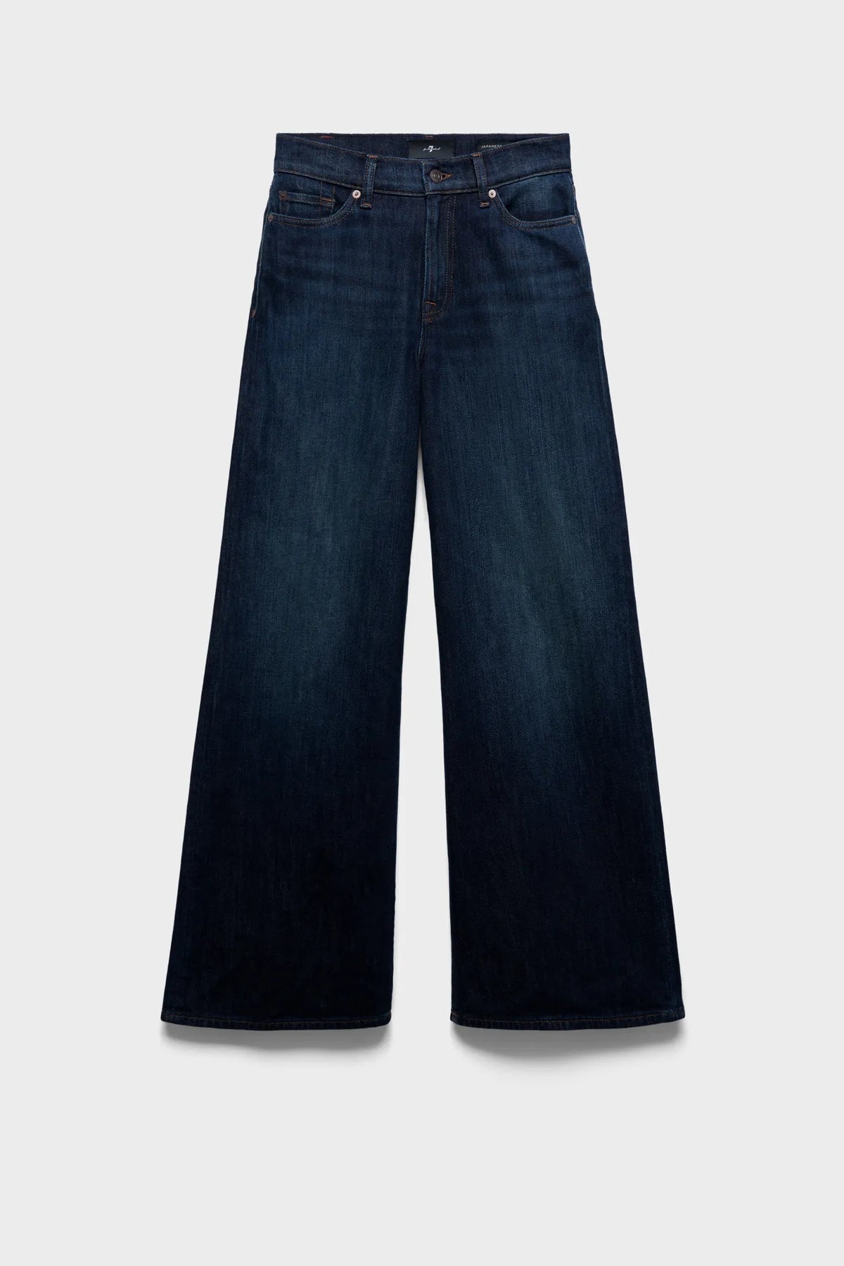 7 For All Mankind Mid Blue Women Tailorless Lotta in Airweft SKU: 7U8E0G87_DPS Image 07
