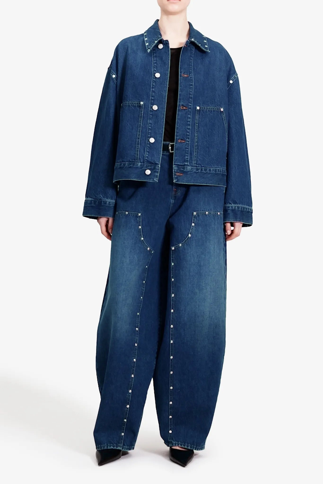 7 For All Mankind_Dark Blue_Cropped Jacket_7UJ80066_1BL_01